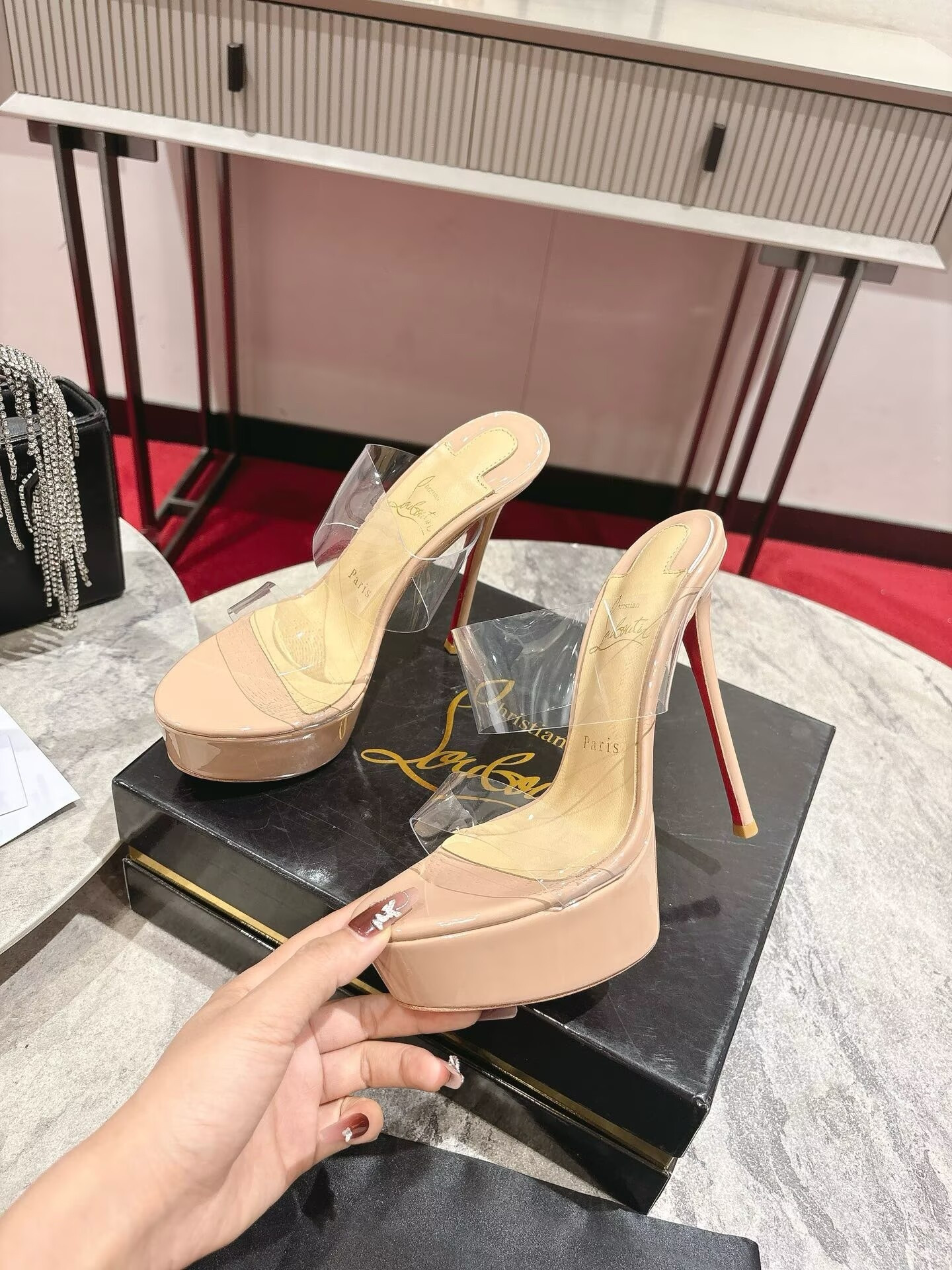 ua Ch**an louboutin just nothing alta 12.5cm heel
