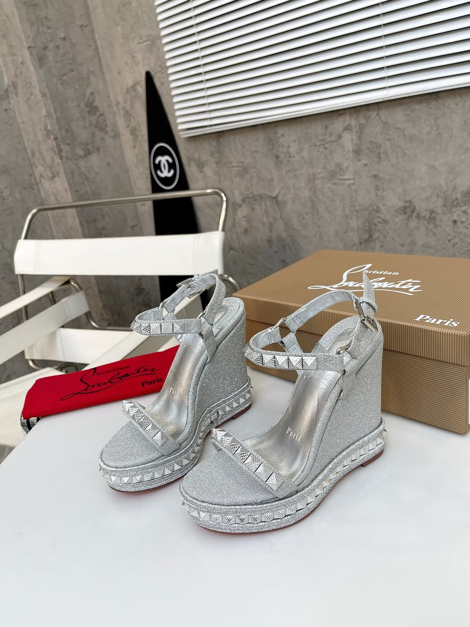 ua Ch**an louboutin pyraclou 120 mm