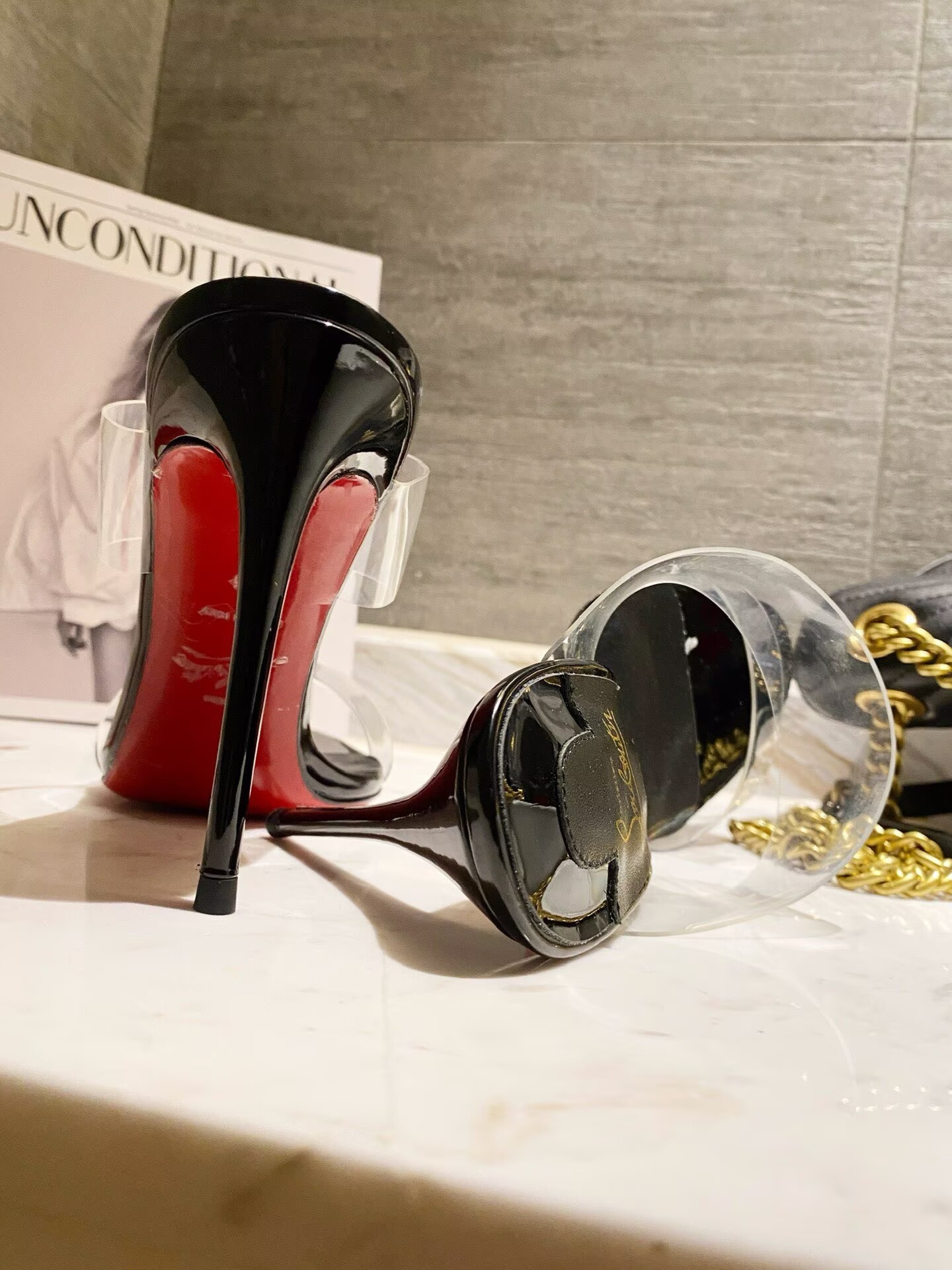 Ch**an louboutin just nothing mules 85mm 100mm
