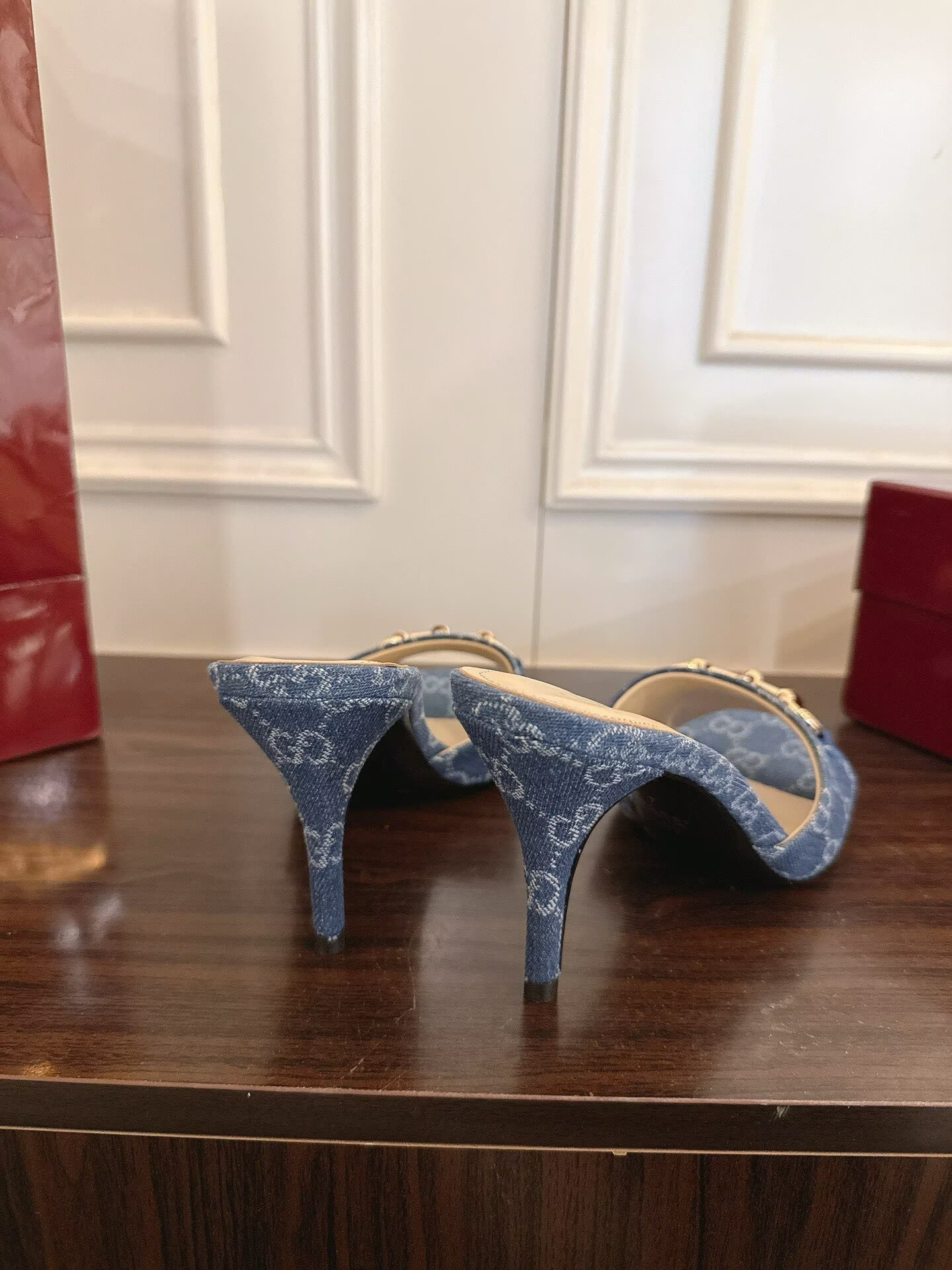ua G*u*i slide sandal with horsebit