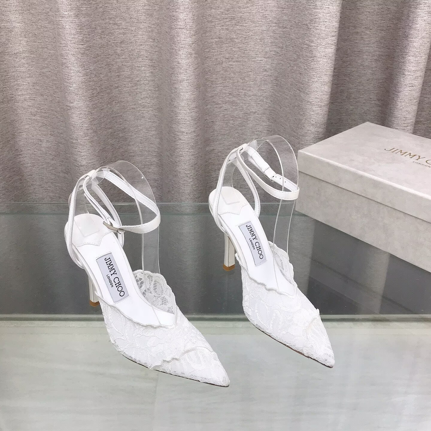 ua Ji*y Ch* slingbacks 10cm heel