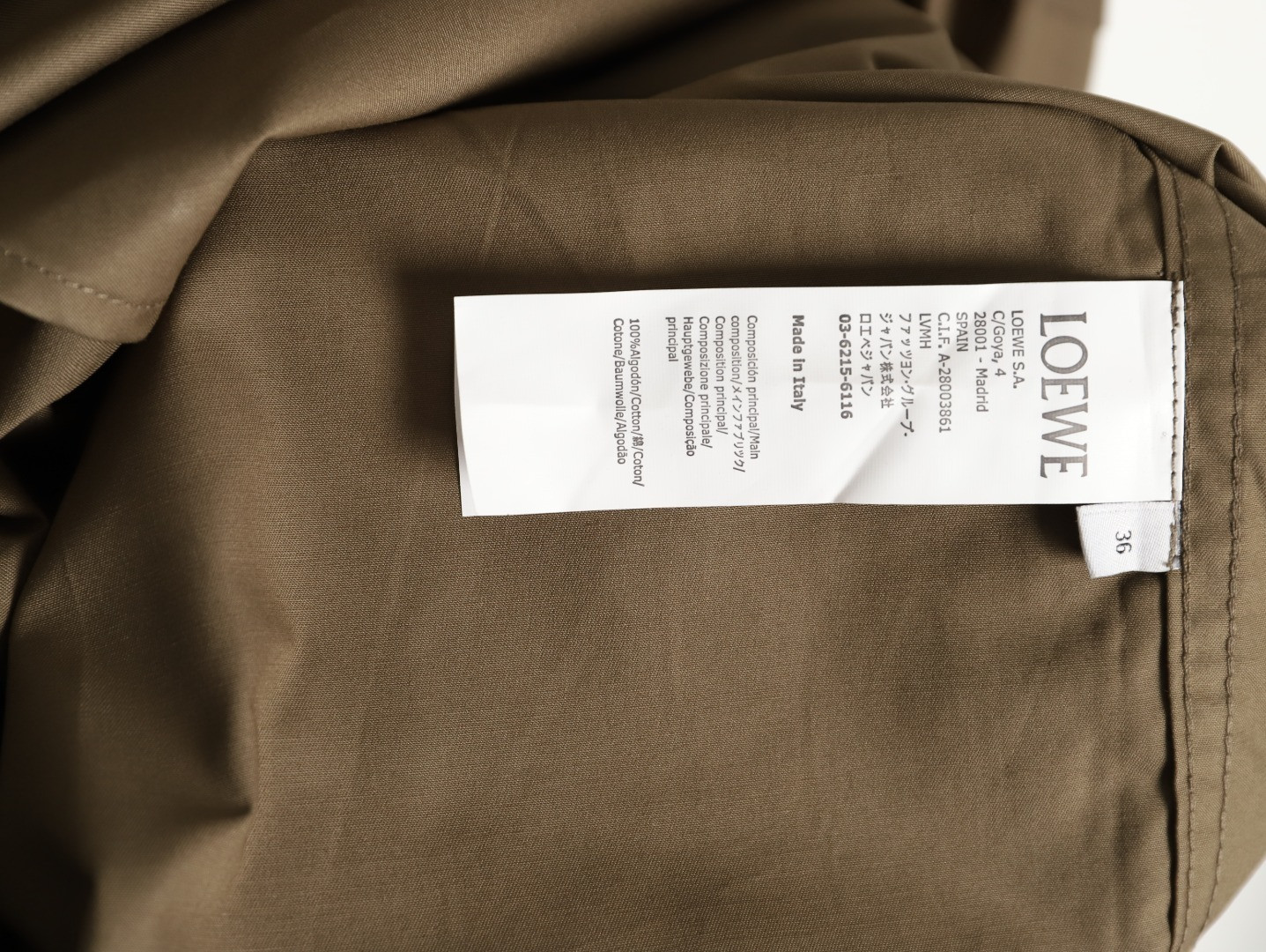 L0ew* anagram long-sleeved shirts