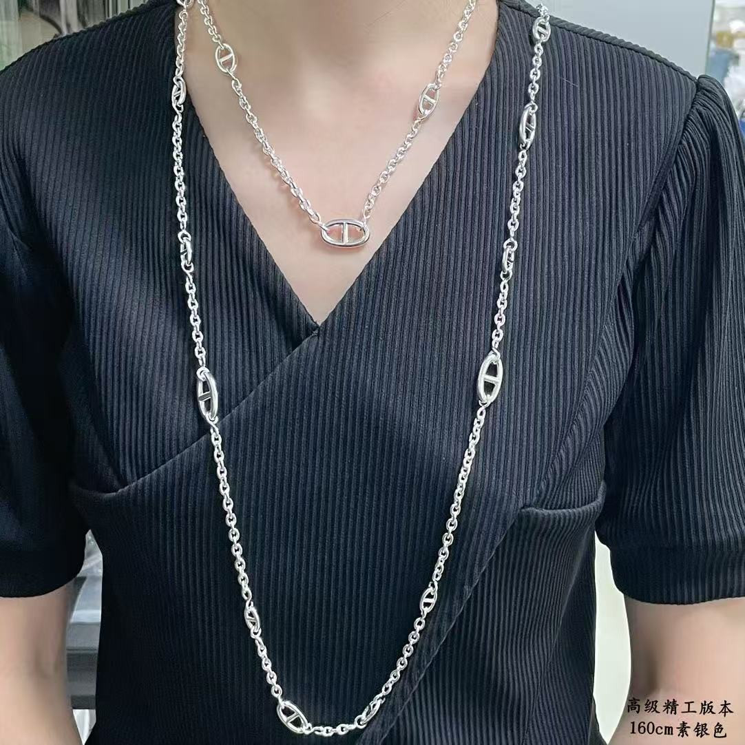 H**mes necklace chain length 160cm
