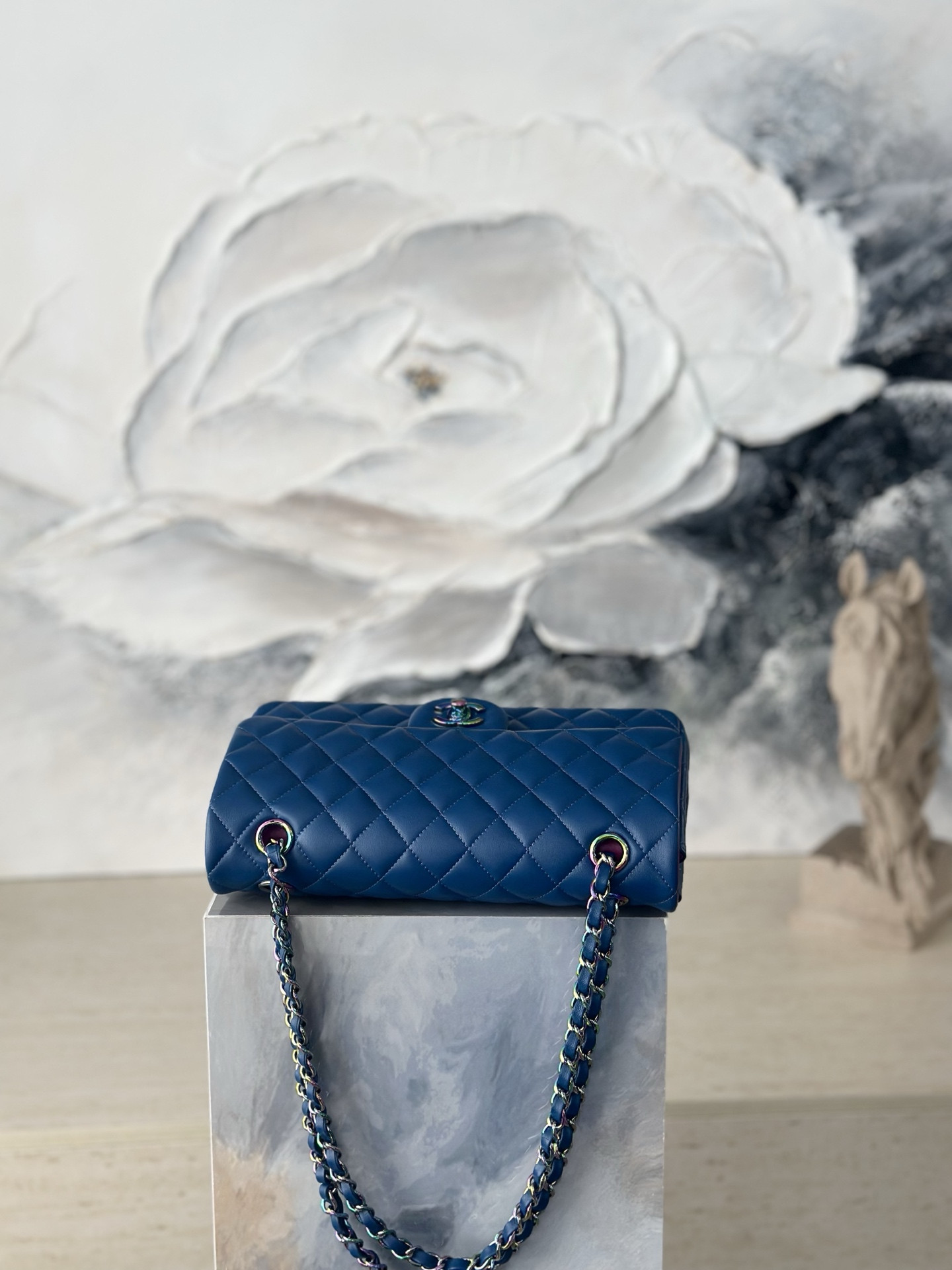 Ch*el flap bag 25.5x15x6cm
