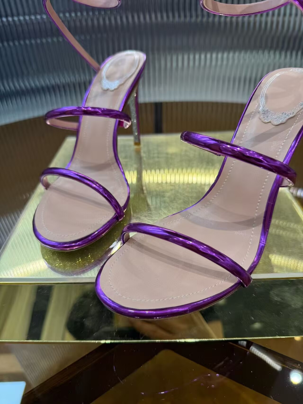 UA RENÉ CAOVILLA Cleo Pumps Sandals 95mm