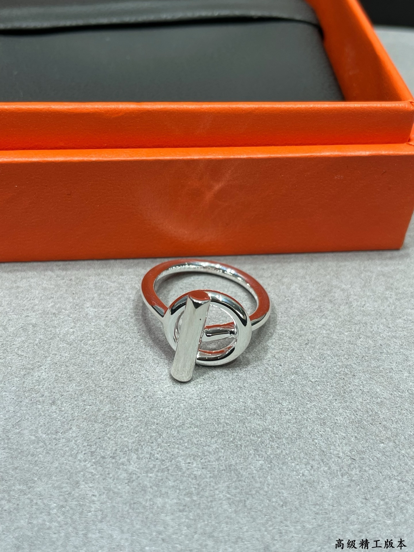 H**mes silver ot ring ag925