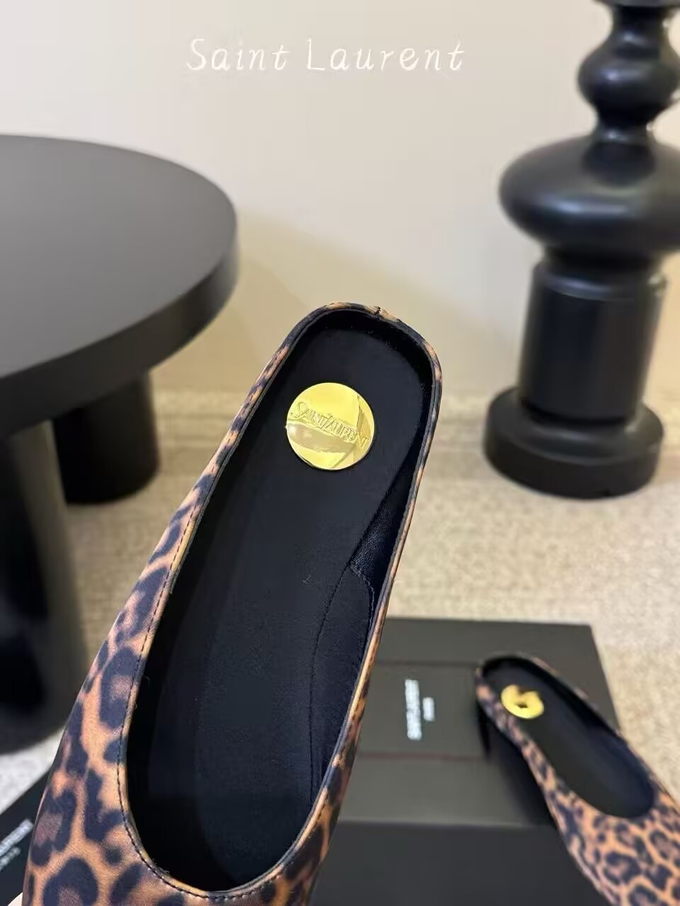 ua Y*L lido slip-on (leopard grosgrain)
