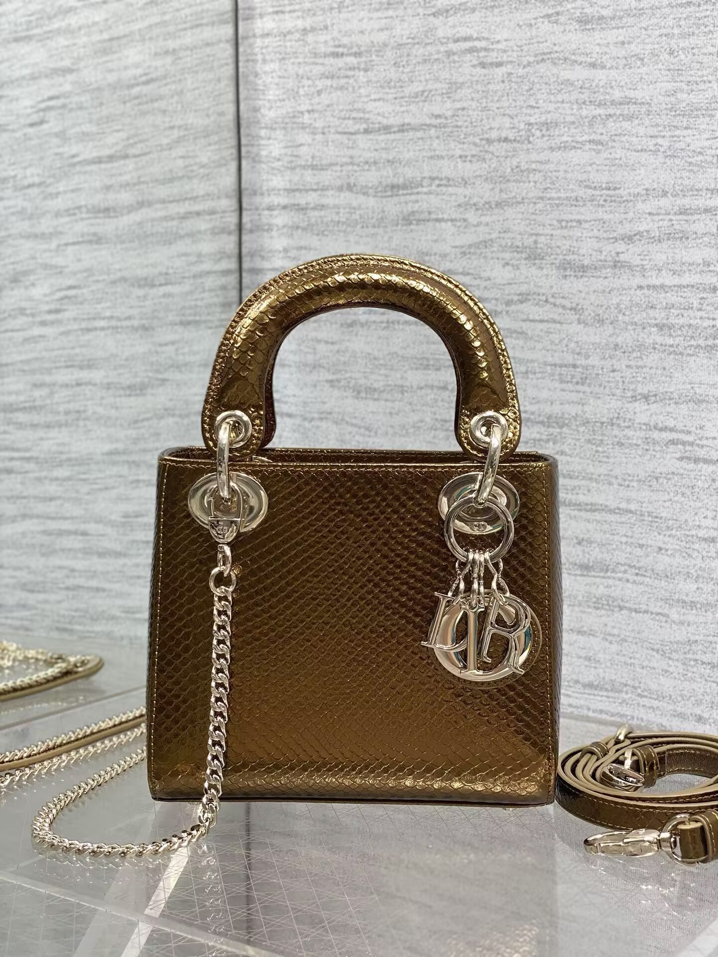 mini lady D*or D*oramour bag 17x15x7cm