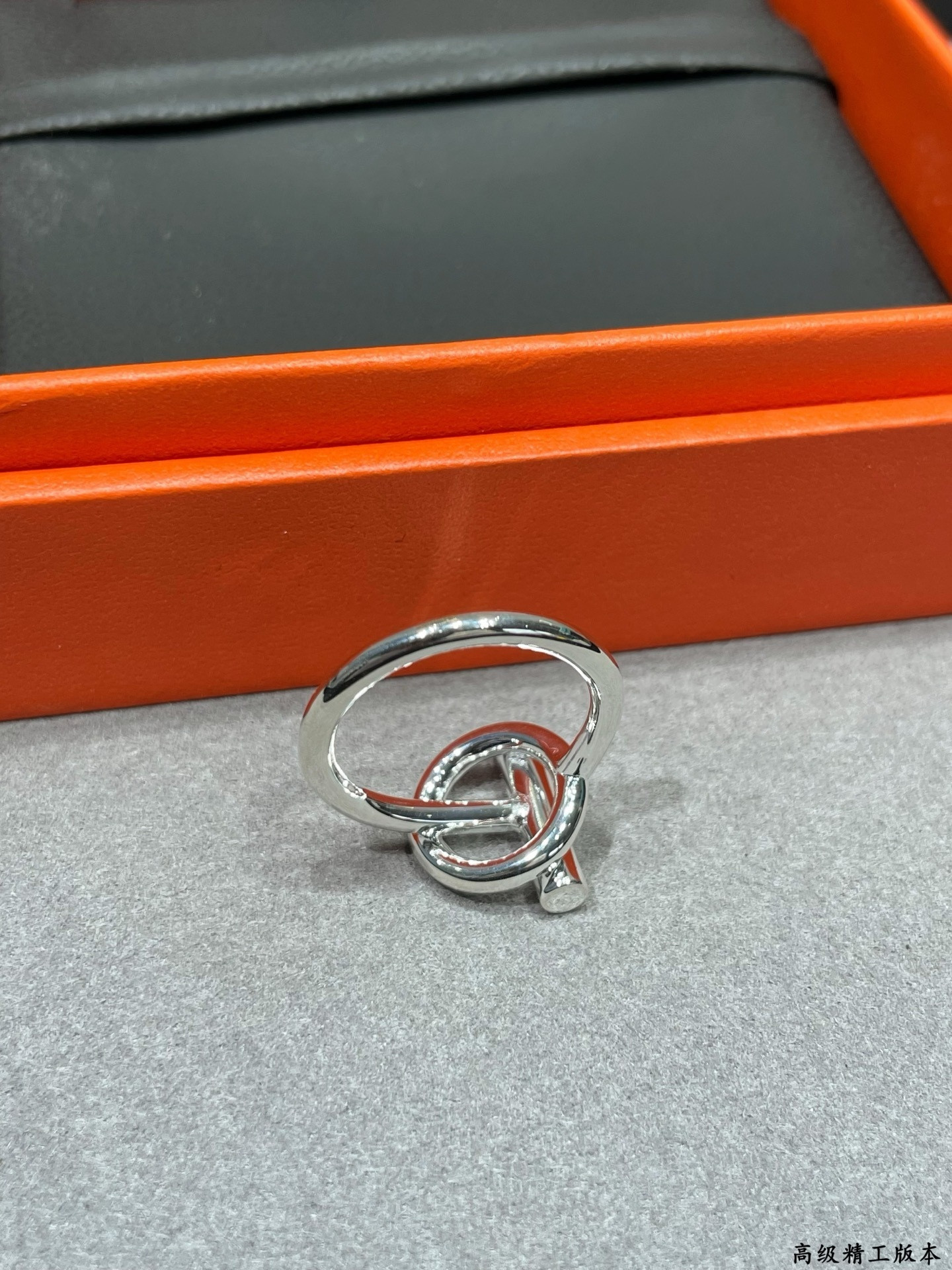 H**mes silver ot ring ag925