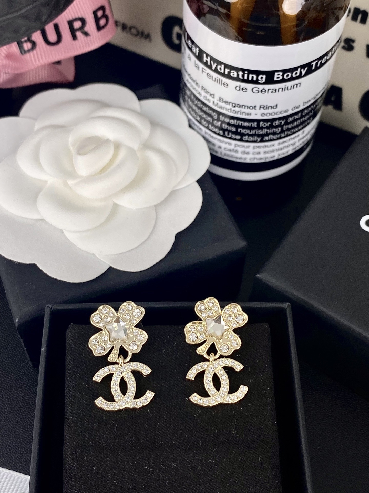 Ch*el earrings