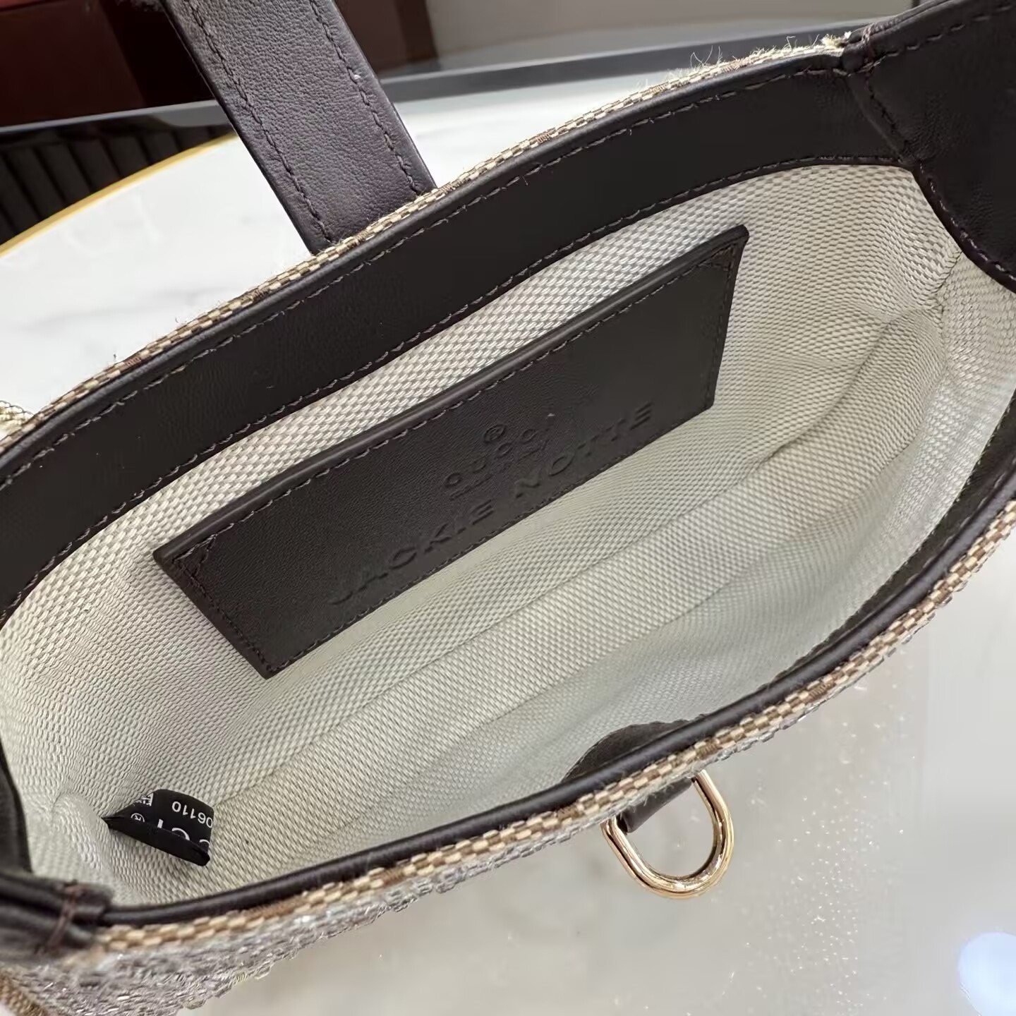 G*u*i jackie notte mini crystal handbag 19.5x18x3.5cm