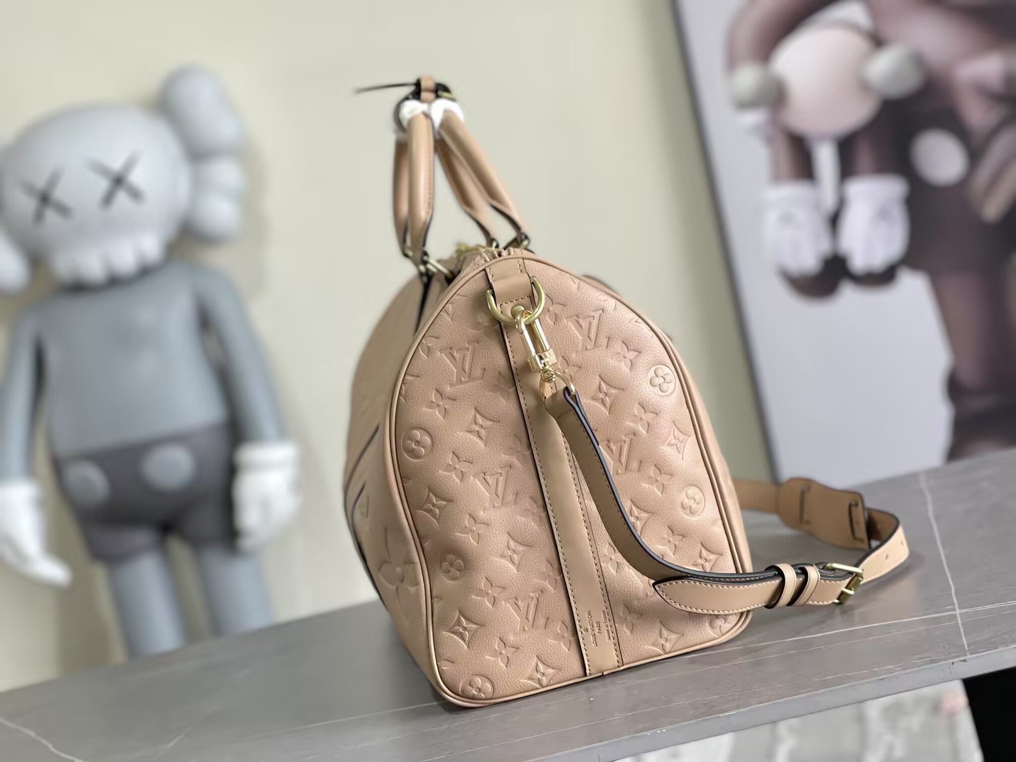 LV KEEPALL BANDOULIÈRE 45 Travel Bag M46114 27x20x45cm