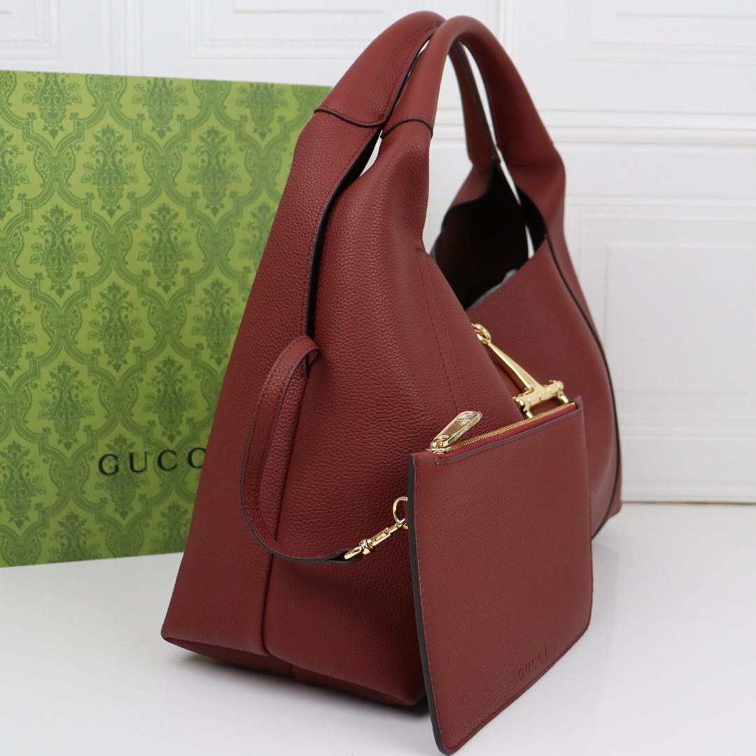 G*u*i softbit maxi shoulder bag leather 46x26x16cm