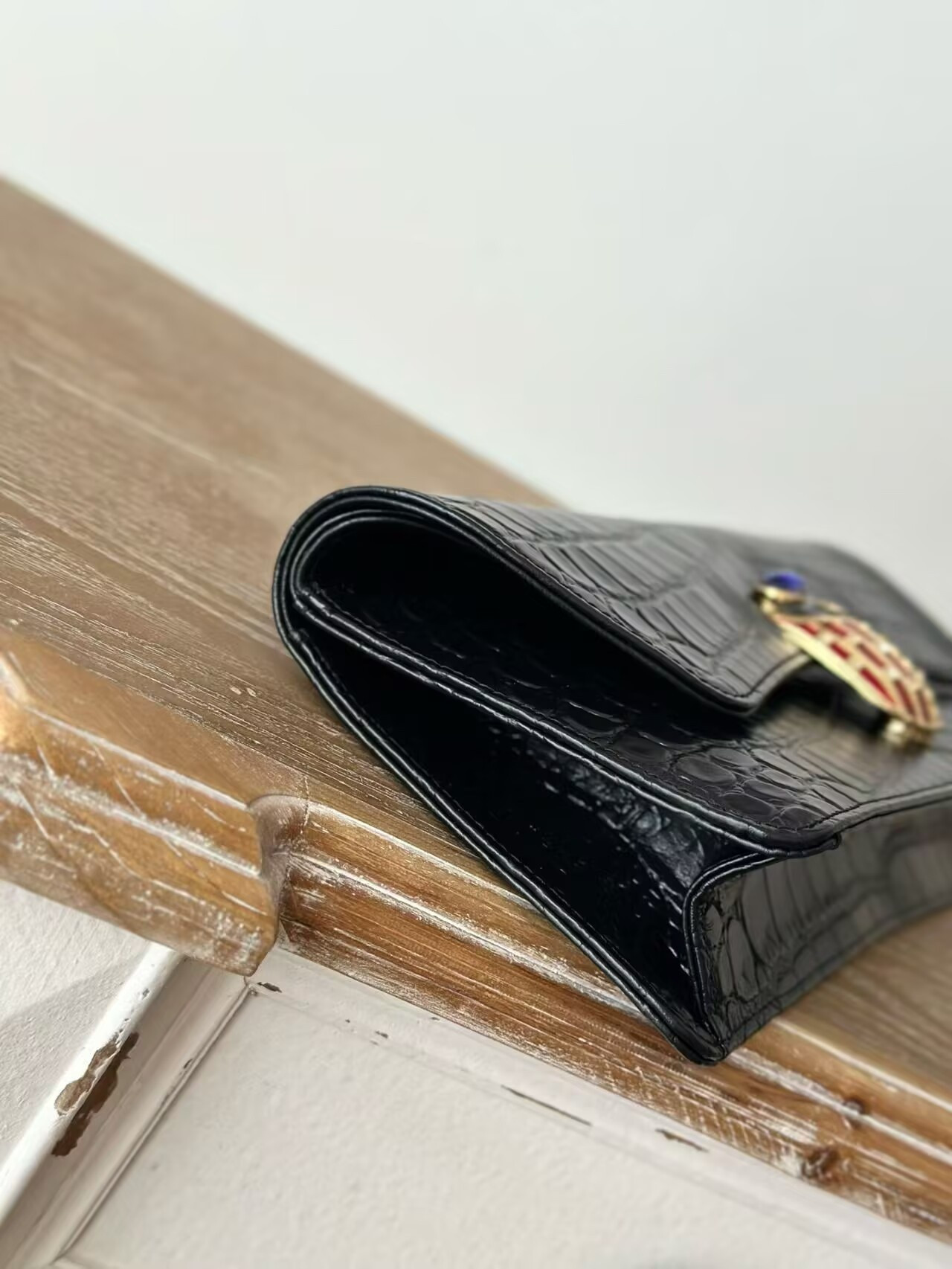 Ch*el clutch bag 30x13x14cm