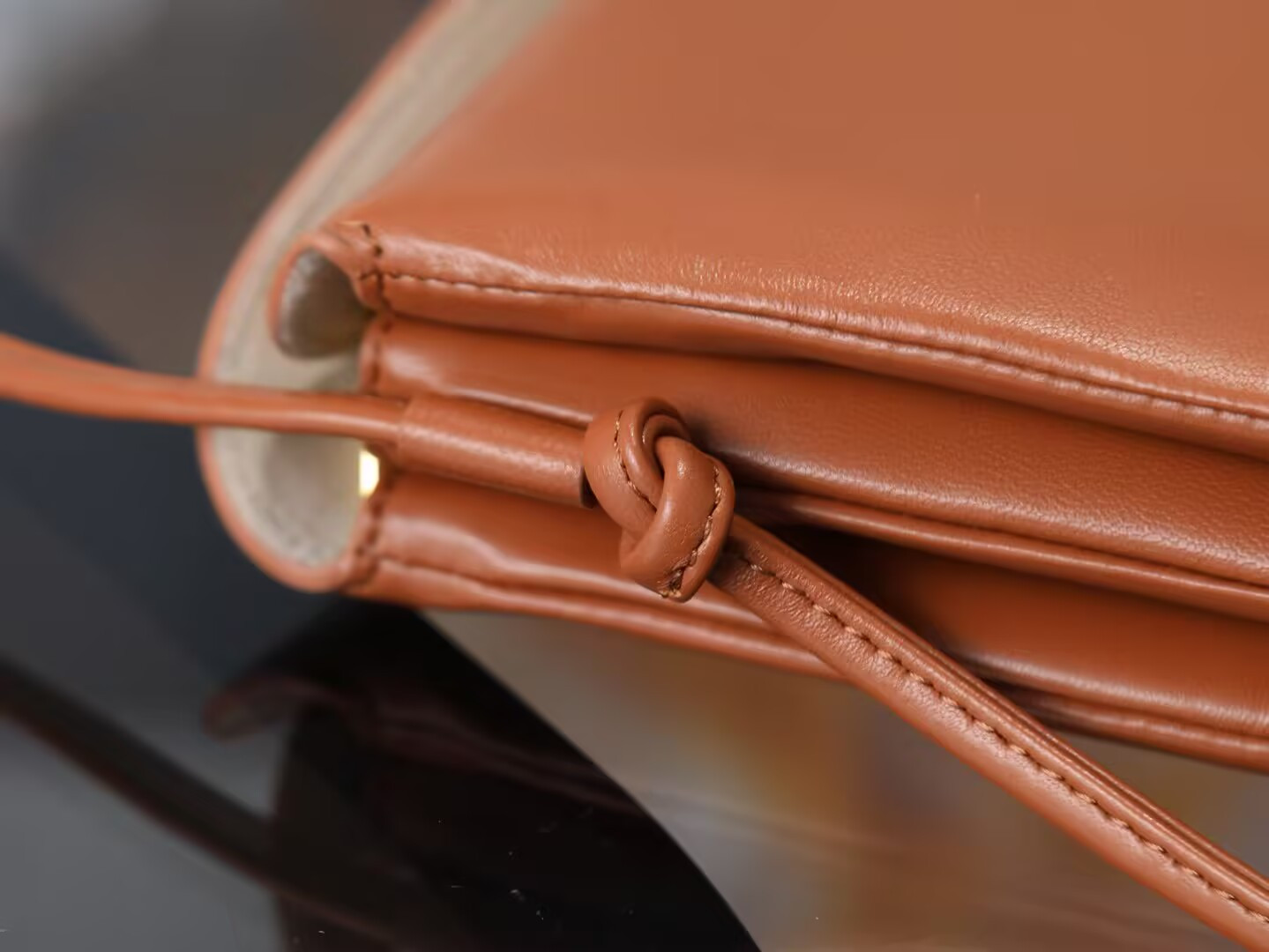 Ce**e trio flap in smooth lambskin 22.5x13x3.5cm