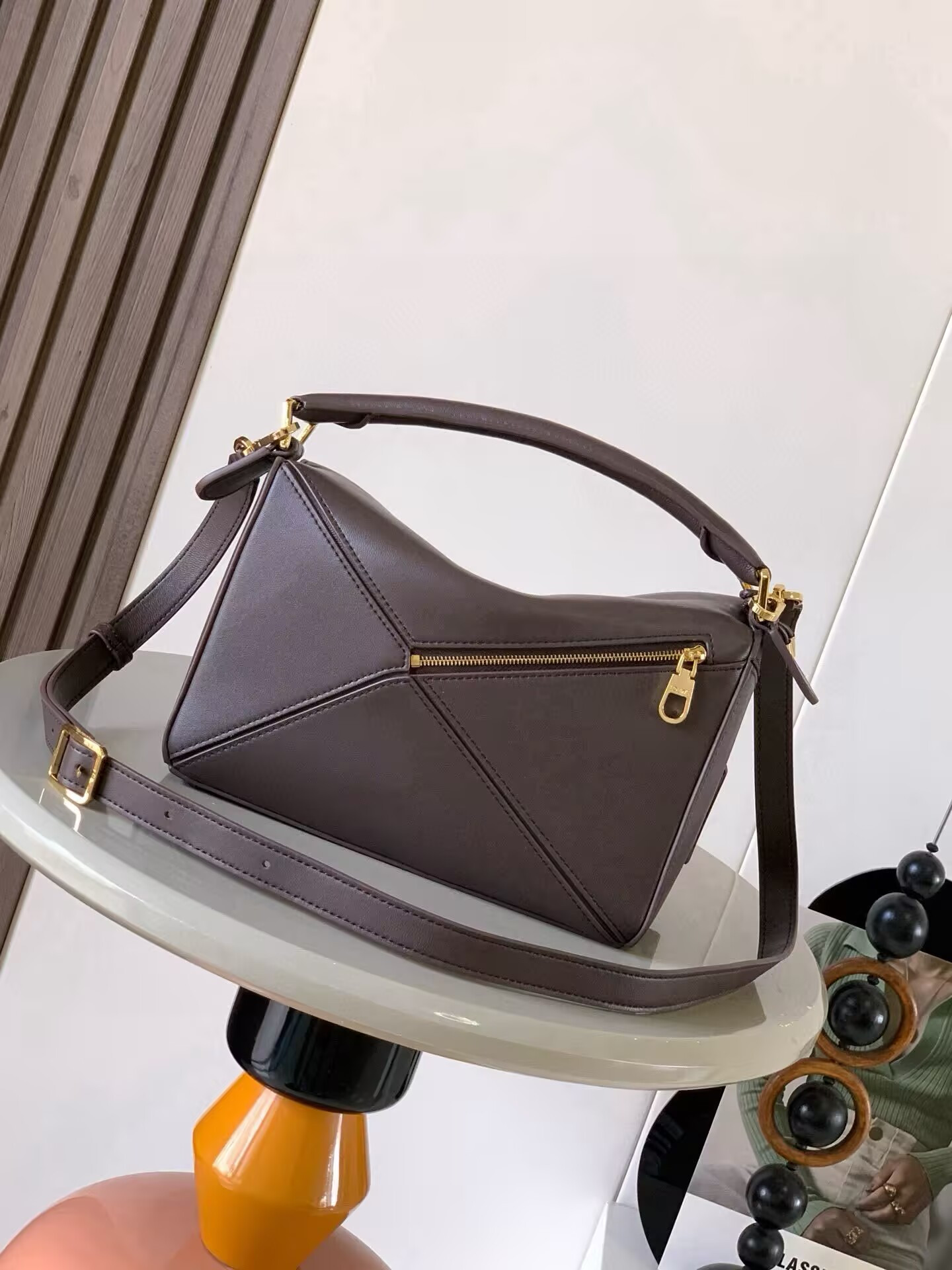 L0ew* small featherlight puzzle bag in nappa lambskin 16.5x24x10.5cm