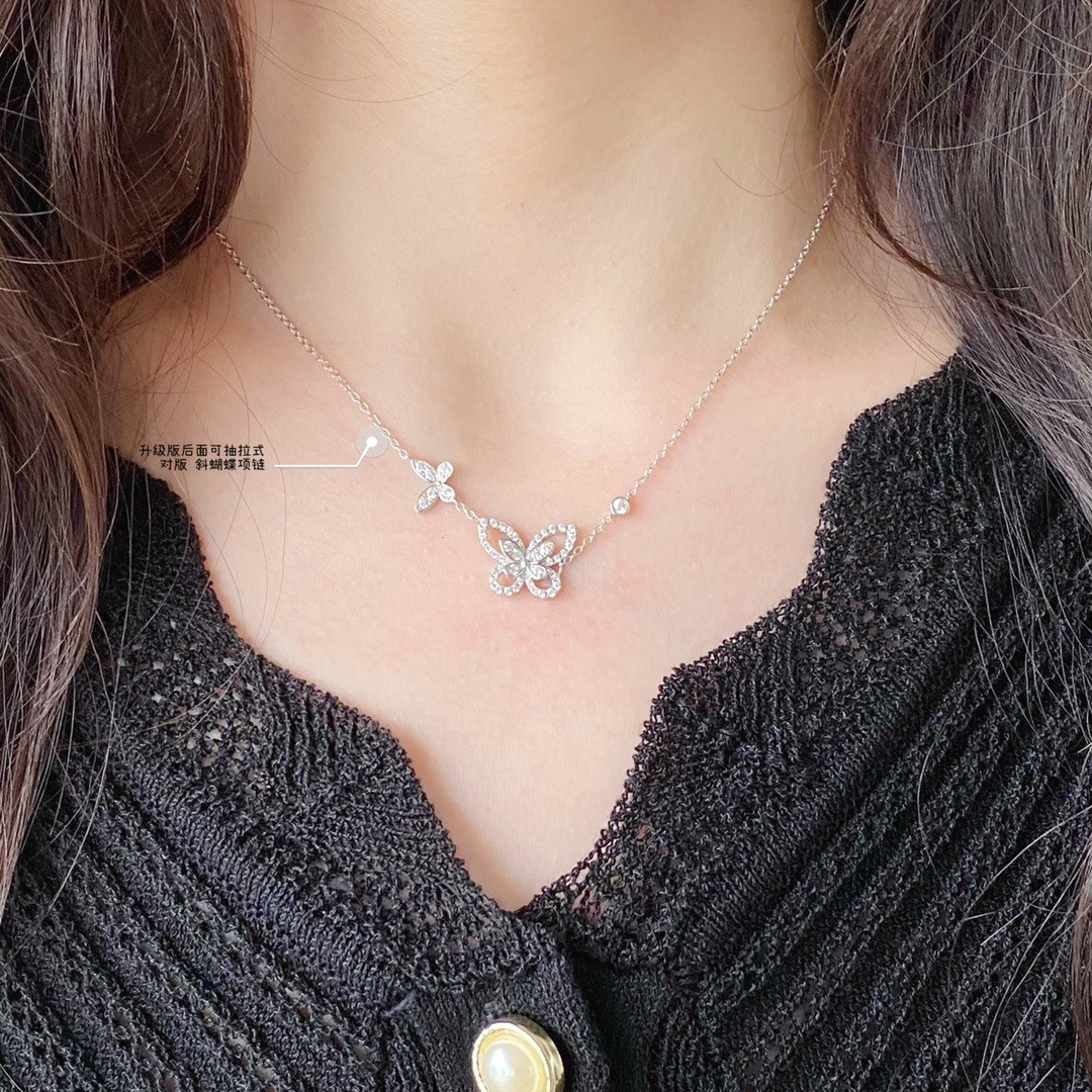 Gr*ff di*m*nd butterfly necklace