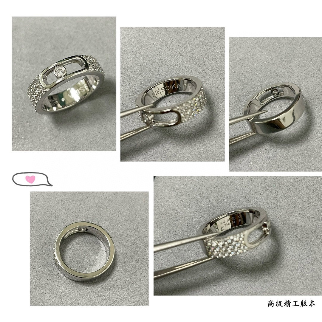 Mes1kaa move joaillerie pavé di*m*nd ring