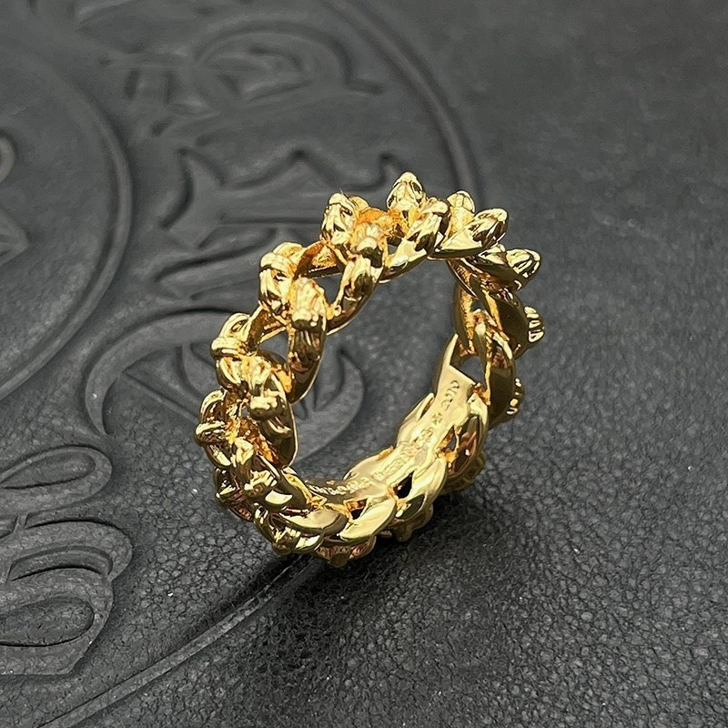 Ch**me He**ts twisted chain ring