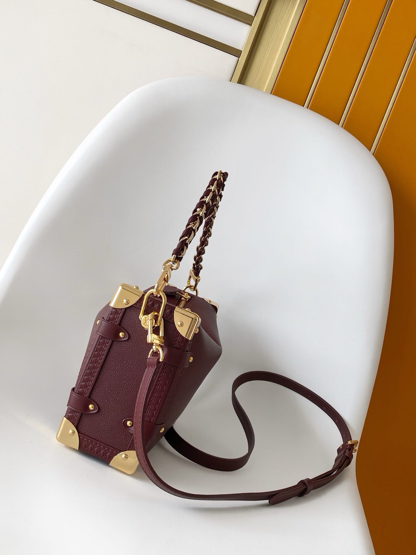 LV Side Trunk MM M25669 23.5x16x8.5cm