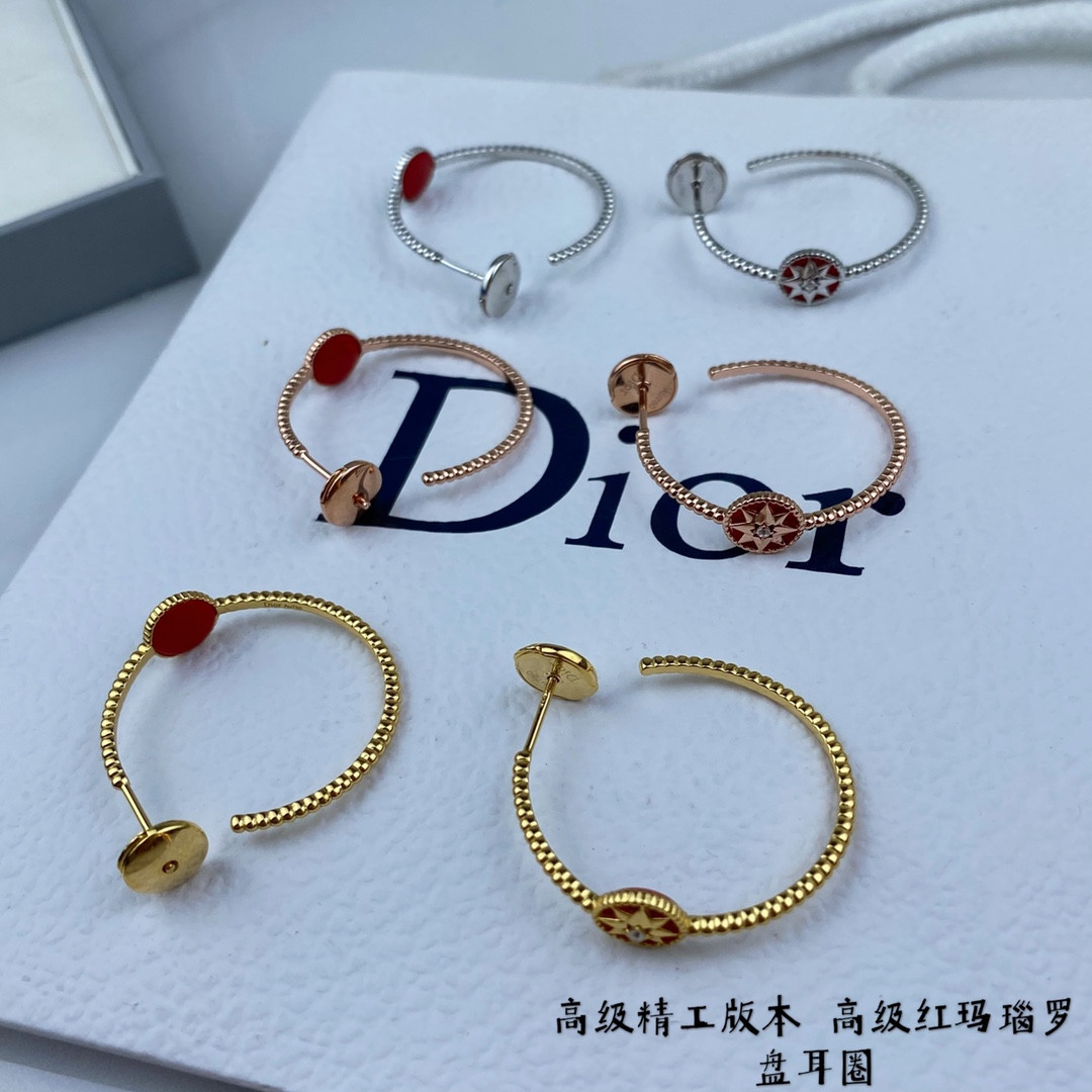 D*0r Eight-pointed star Earrings