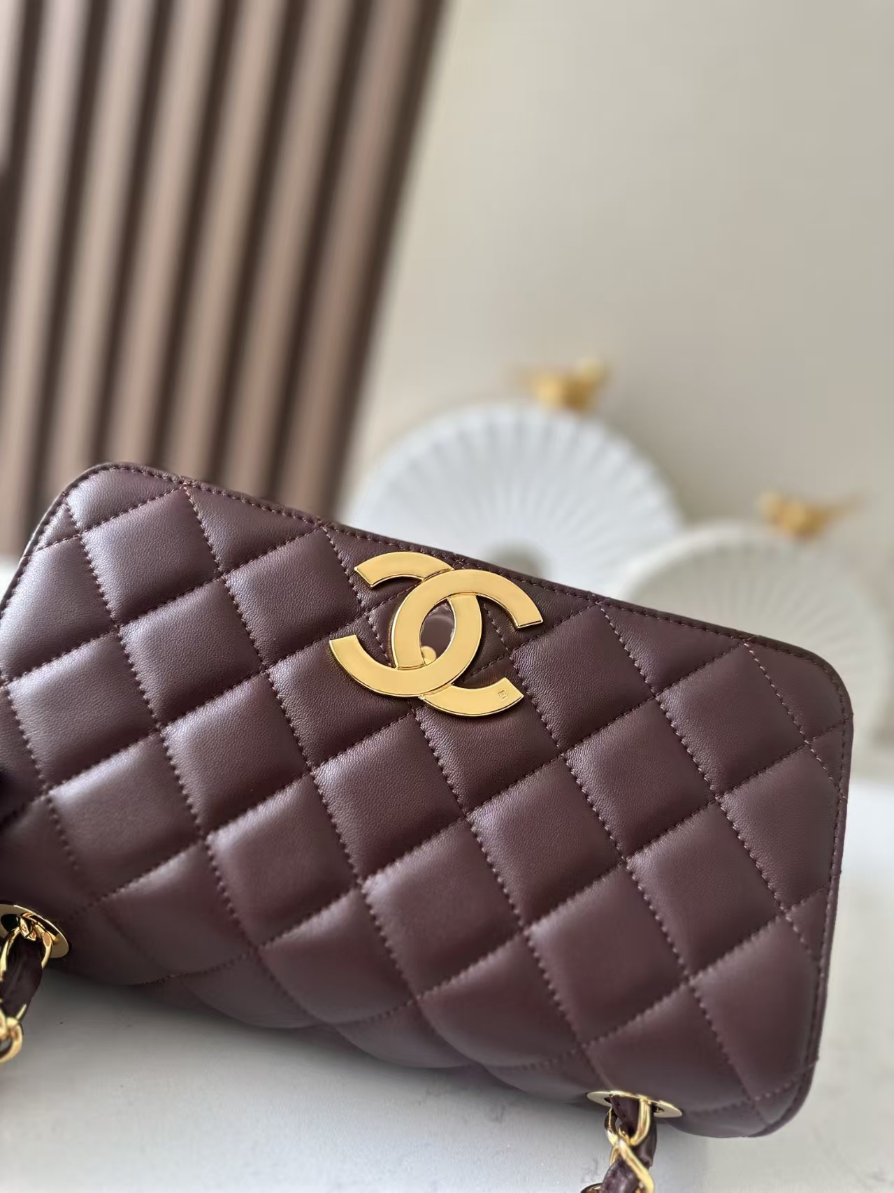 Ch*el flap bag 25x20x9cm
