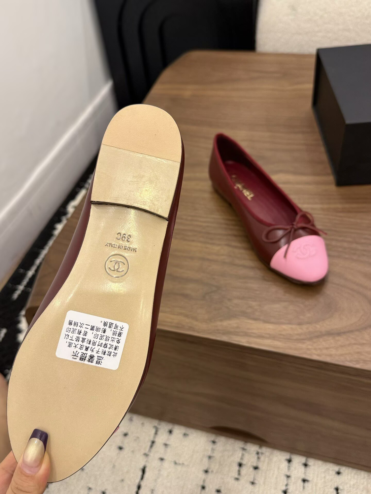 ua ch*el ballet flats (cusT0mized, no exchange no return, about 10-15 days)