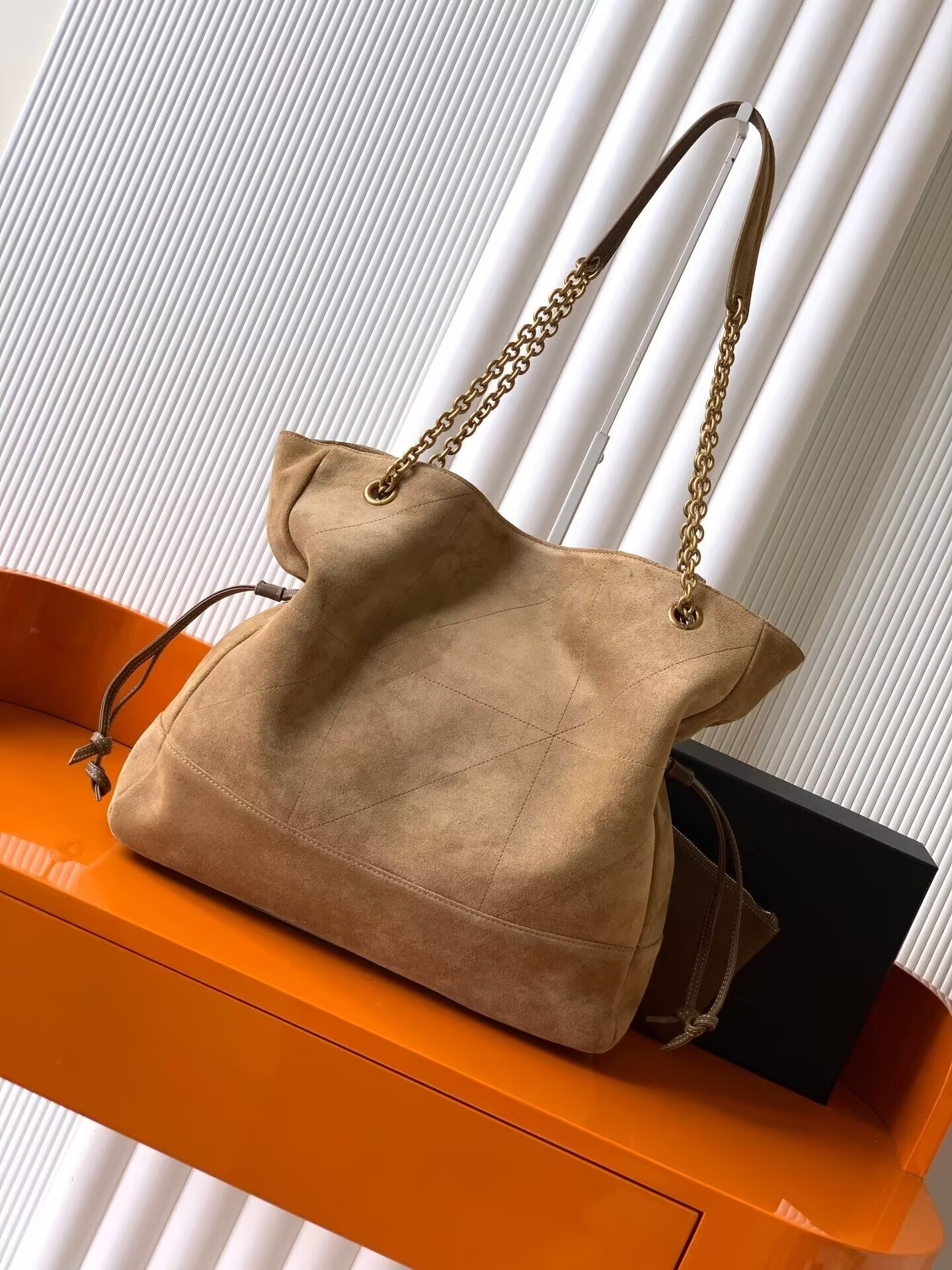 Y*L jamie shopping in suede 35x35x10cm