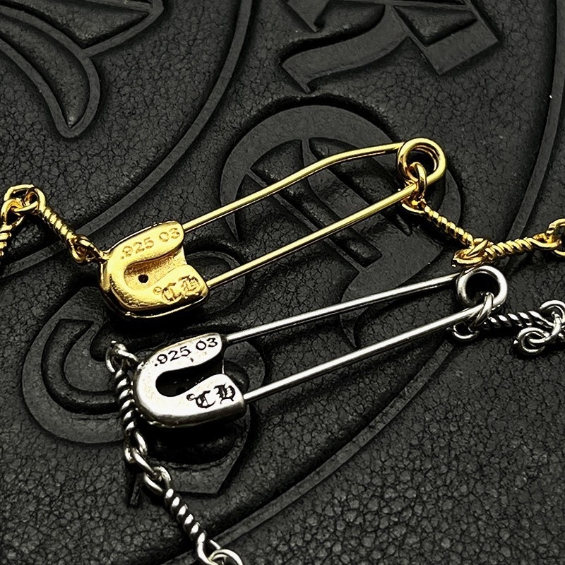 Ch**me He**ts twisted chain necklace (chain length 45+5cm)