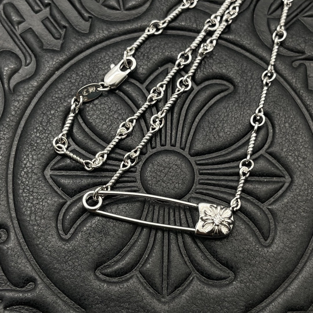 Ch**me He**ts twisted chain necklace (chain length 45+5cm)
