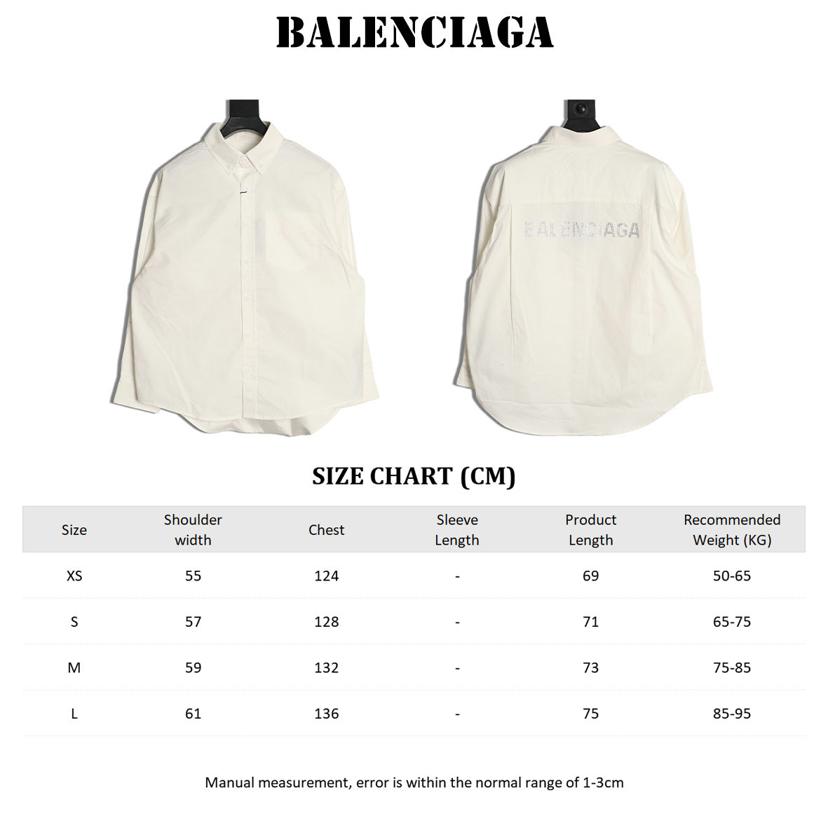 Ba*len*cia*ga long-sleeved shirts