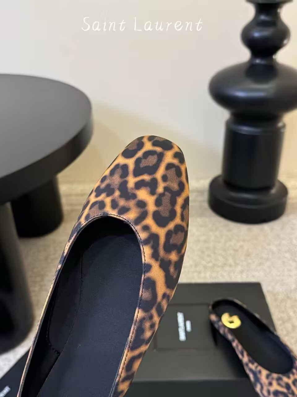 ua Y*L lido slip-on (leopard grosgrain)