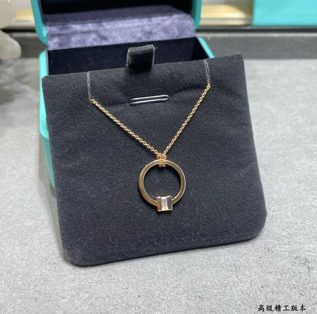 T*f*ny & Co. Double T Necklace Ag925