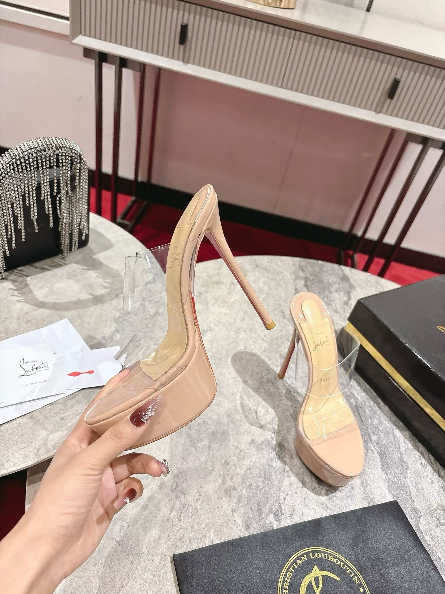 ua Ch**an louboutin just nothing alta 12.5cm heel