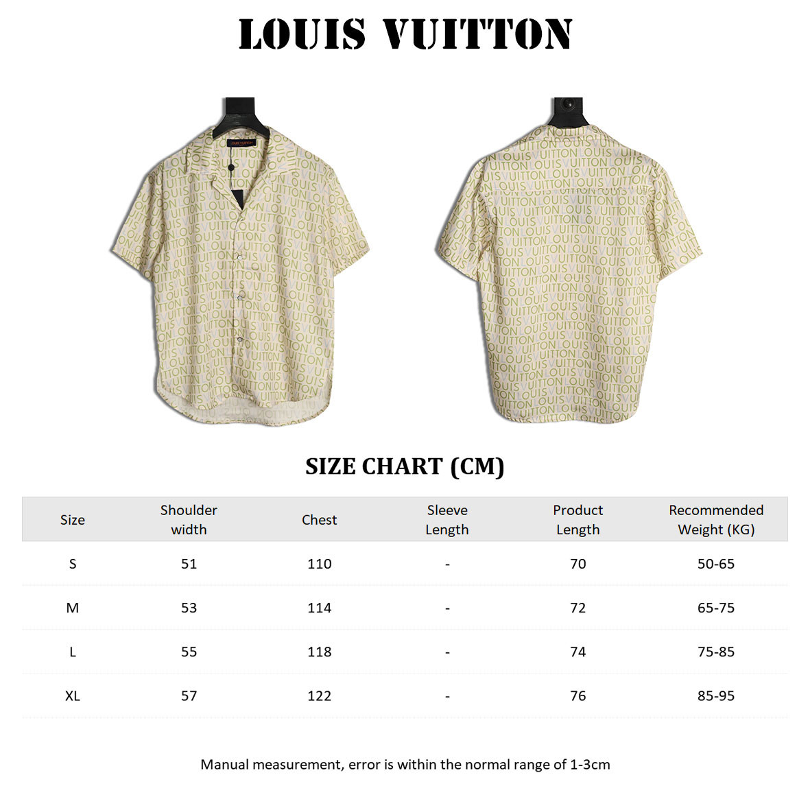 l0*is V*t0n short-sleeved shirts suit