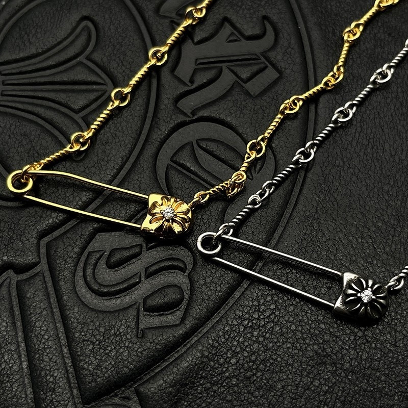 Ch**me He**ts twisted chain necklace (chain length 45+5cm)