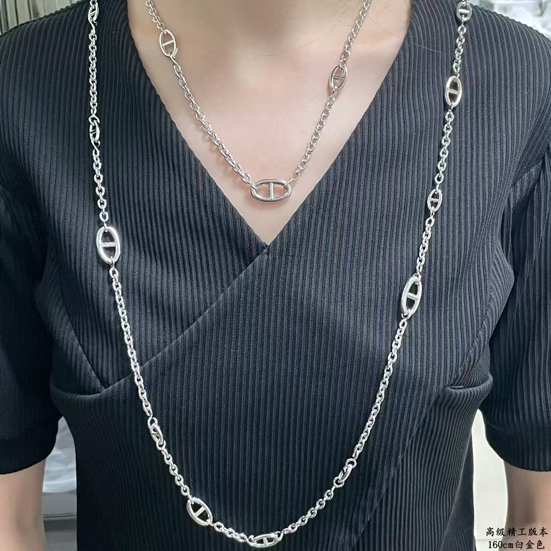 H**mes necklace chain length 160cm