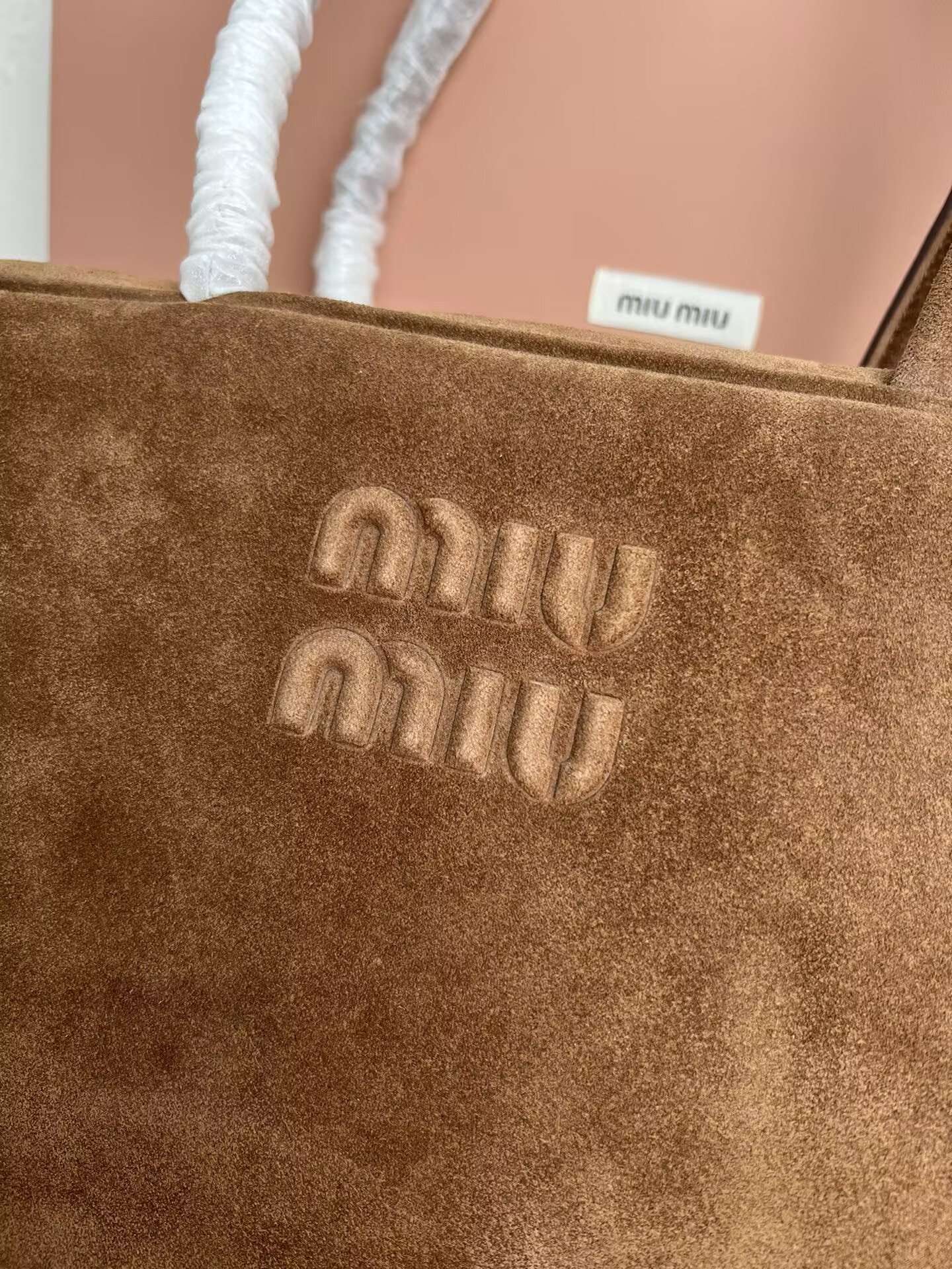 M1v M1v suede beau bag 23x34x10cm