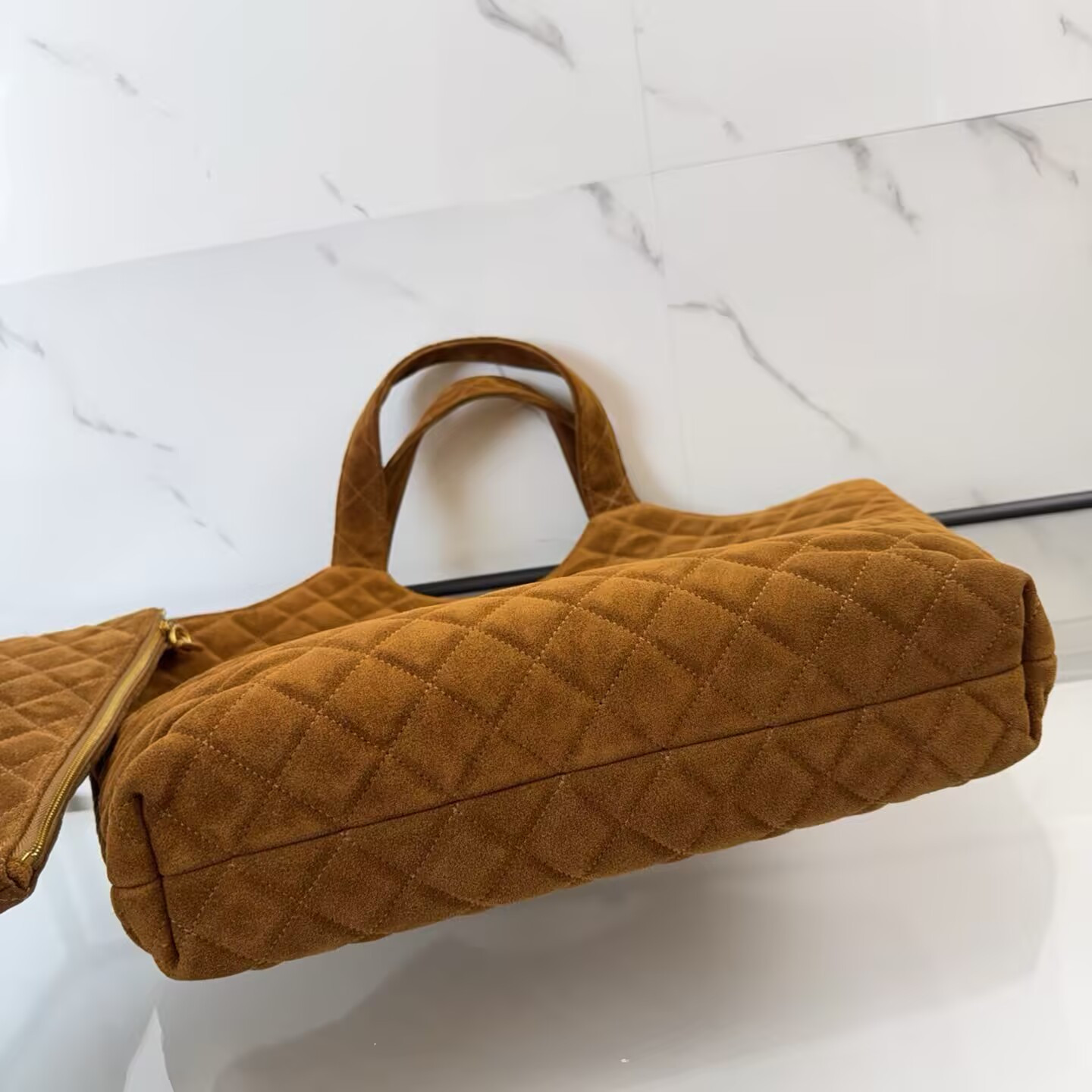 Y*L icare maxi shopping bag in quilted lambskin 38/58x43x8cm