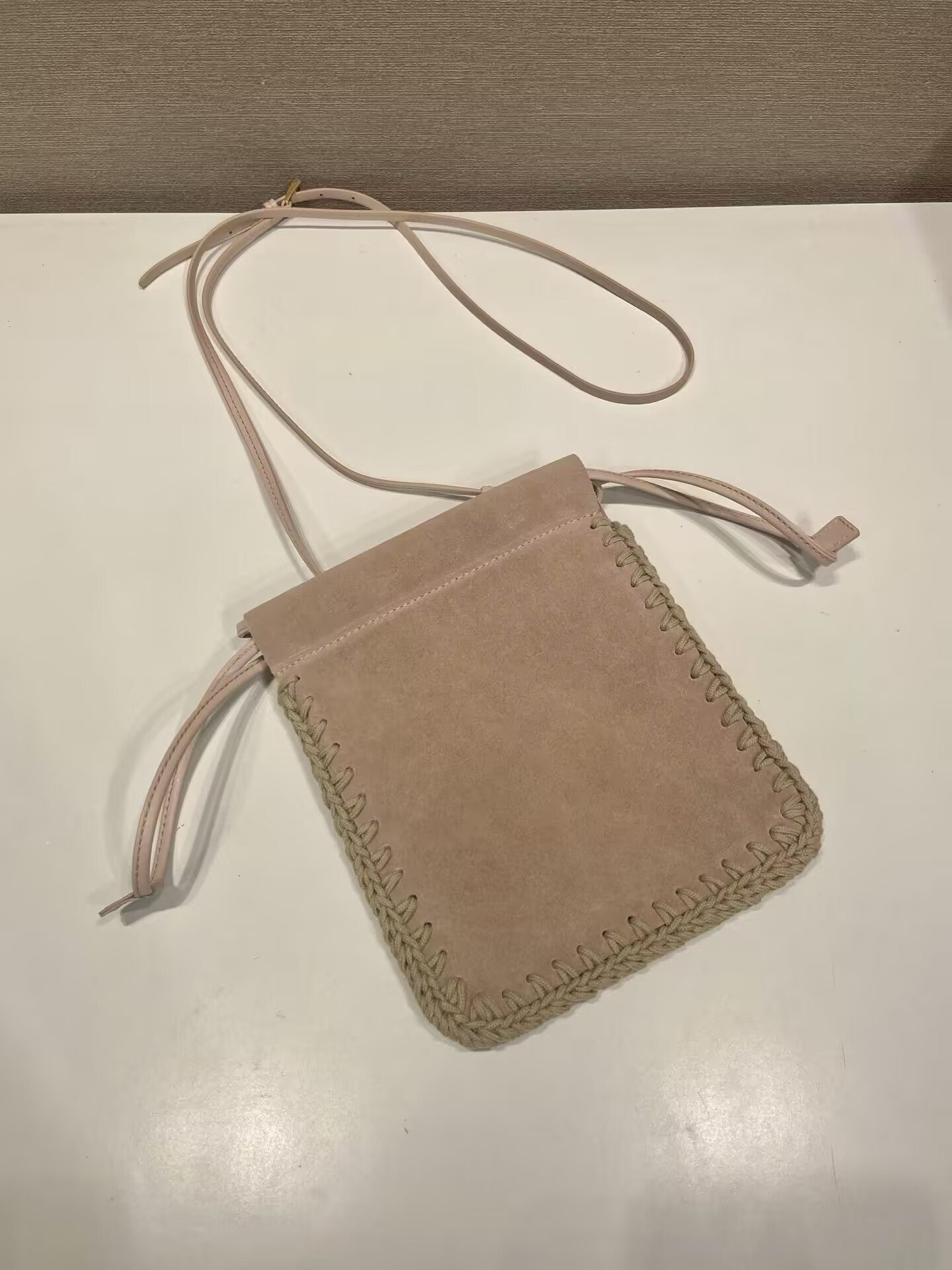 Pra*a suede smartphone case 22x17.5cm