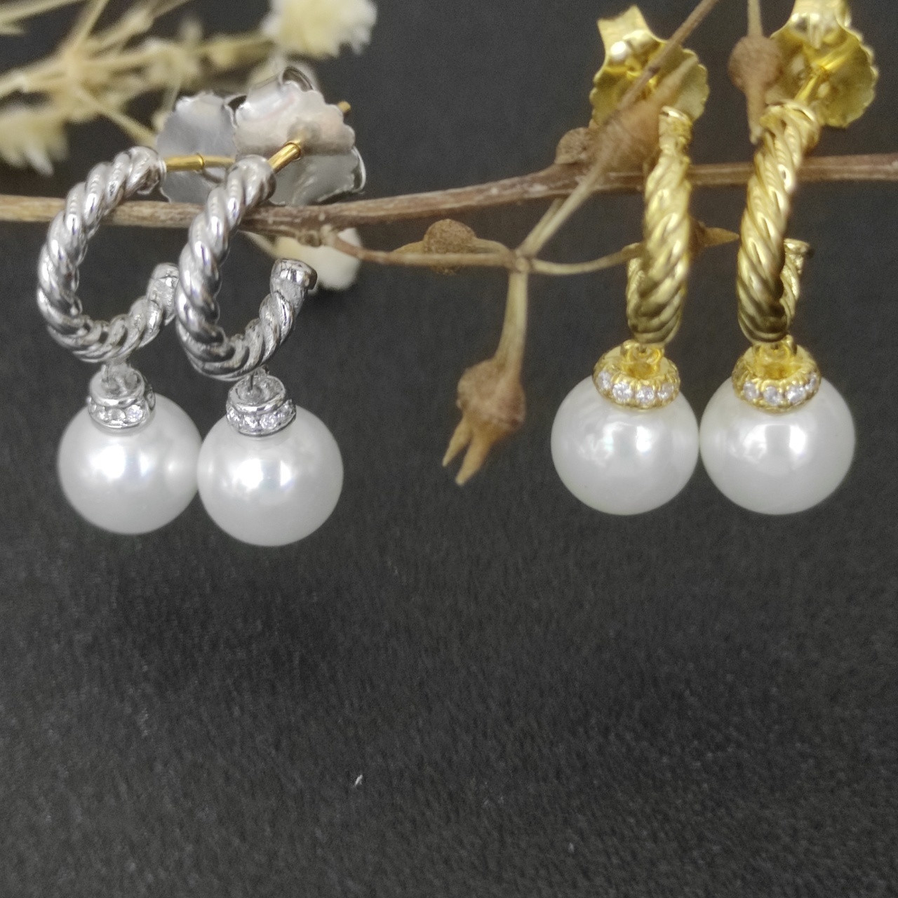 dau1d Yvrm*n pearl earrings