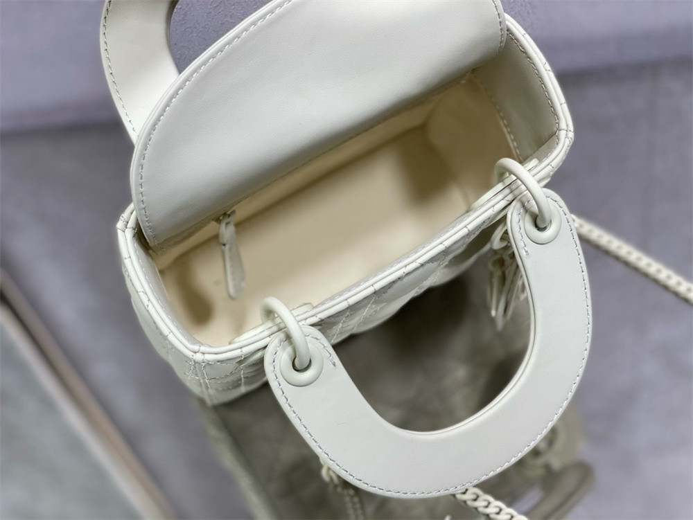 Mini Lady D*0r Bag 6.5 x 6 x 3 inches