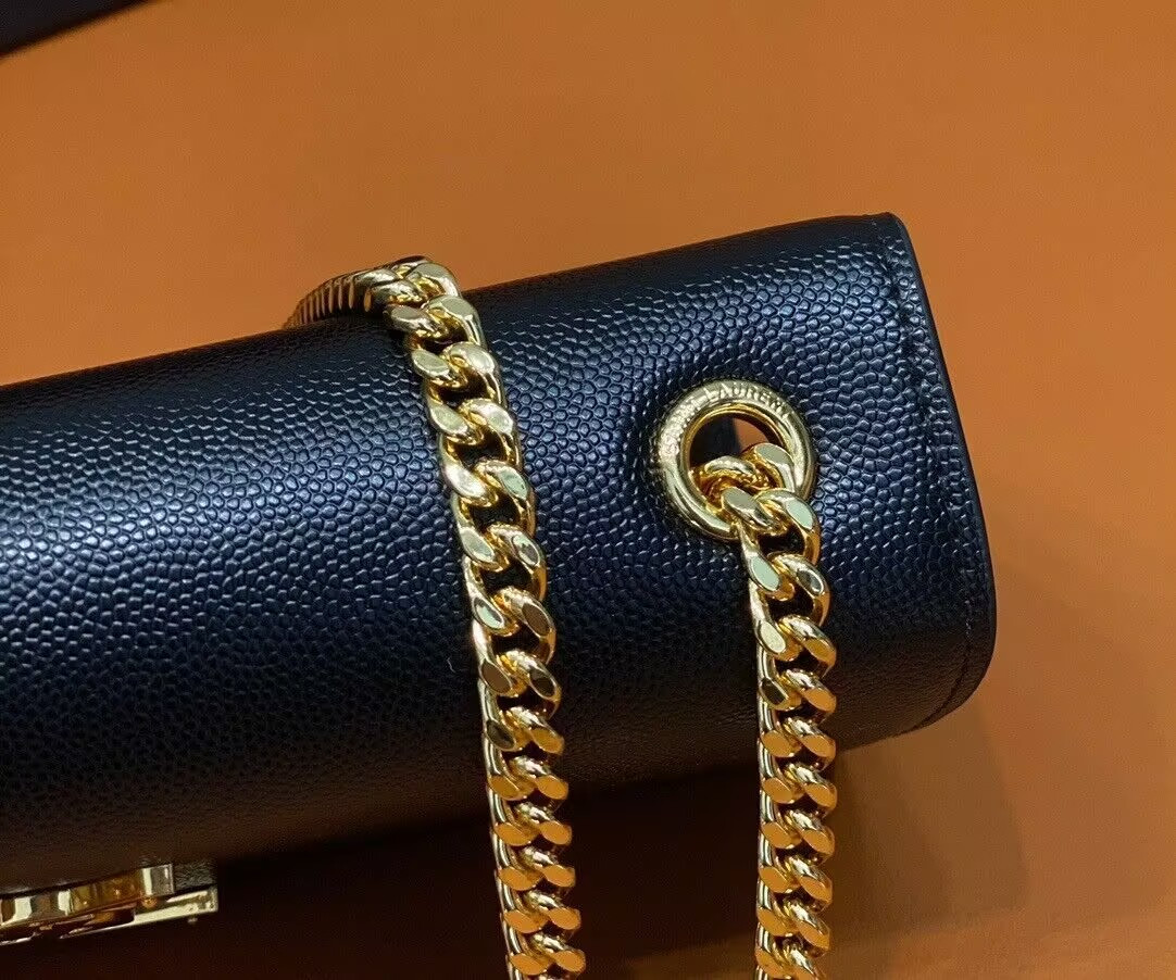 Y*L kate small in grain de poudre embossed leather 20x12.5x5cm