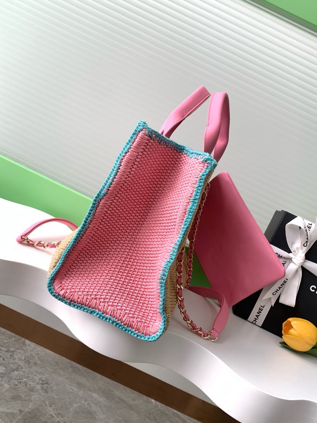 Ch*el shopping bag 33x34x17cm