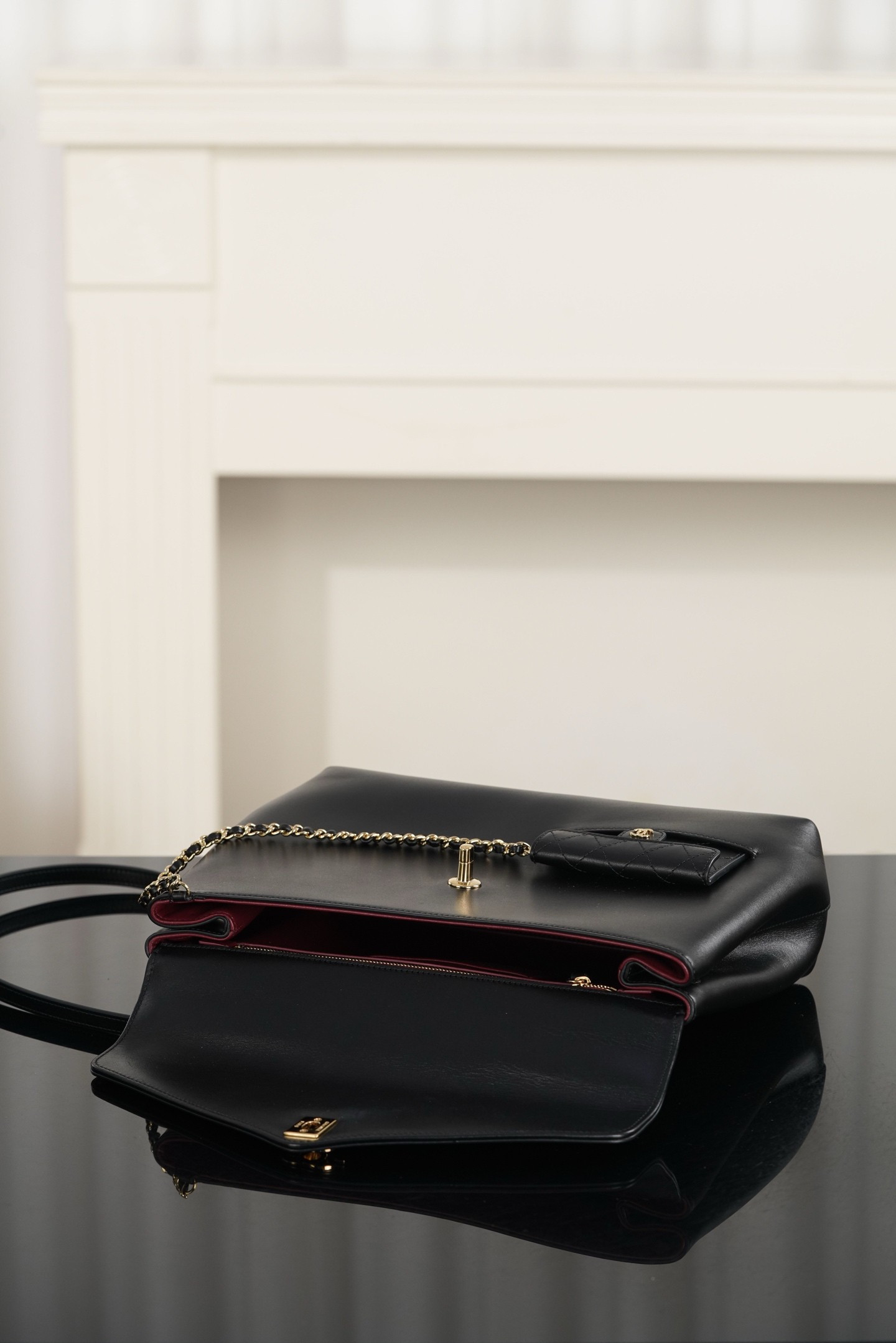 Ch*el flap briefcase bag as6309 31x29x9cm