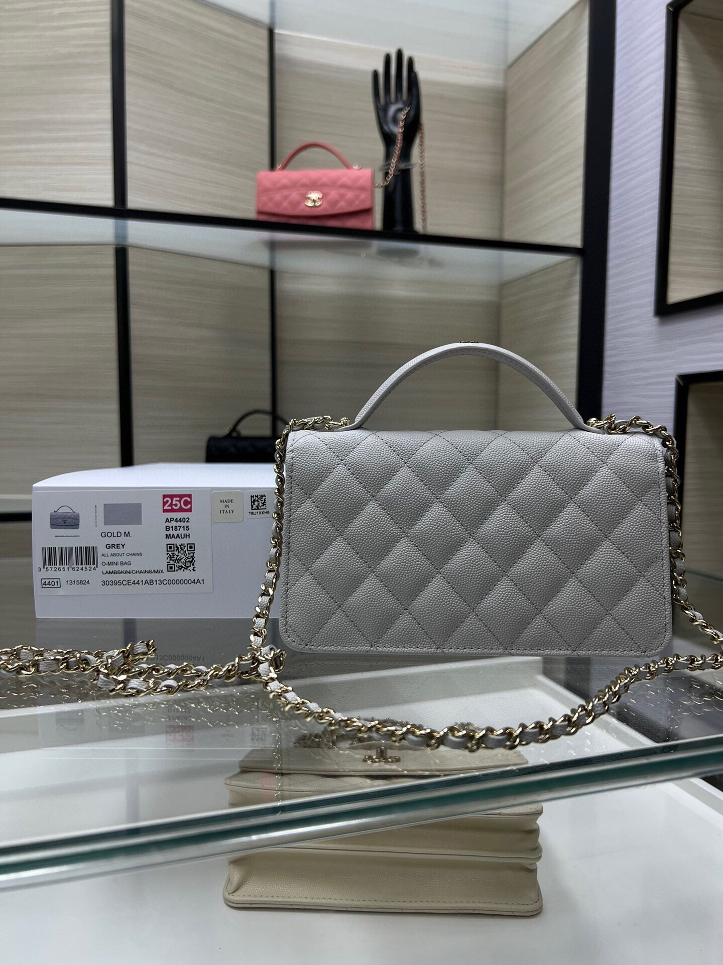 Ch*el mini coco handle bag ap4402 19x11x6cm