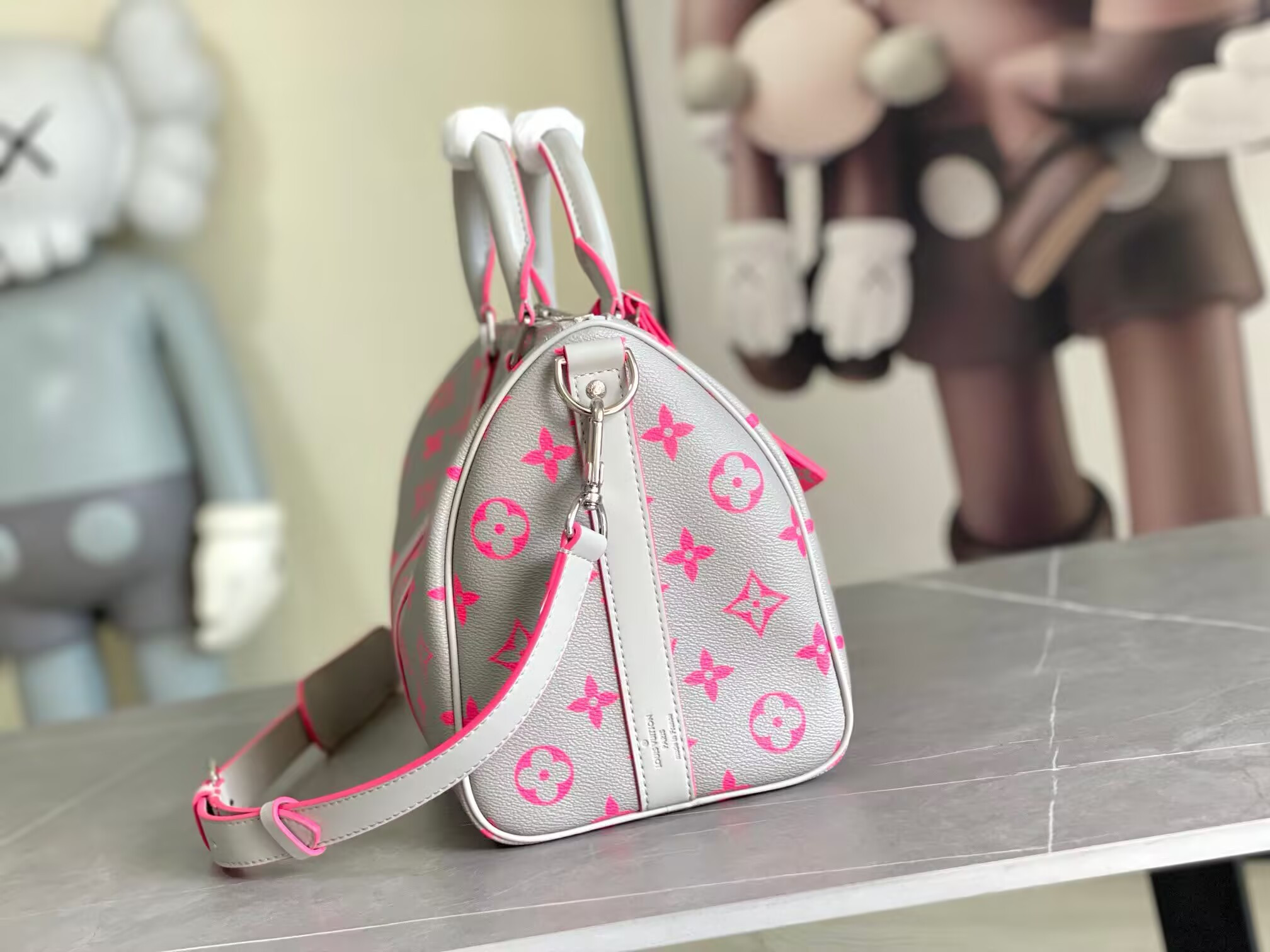 LV Keepall Shoulder Strap 35 M15023 34x21x16cm