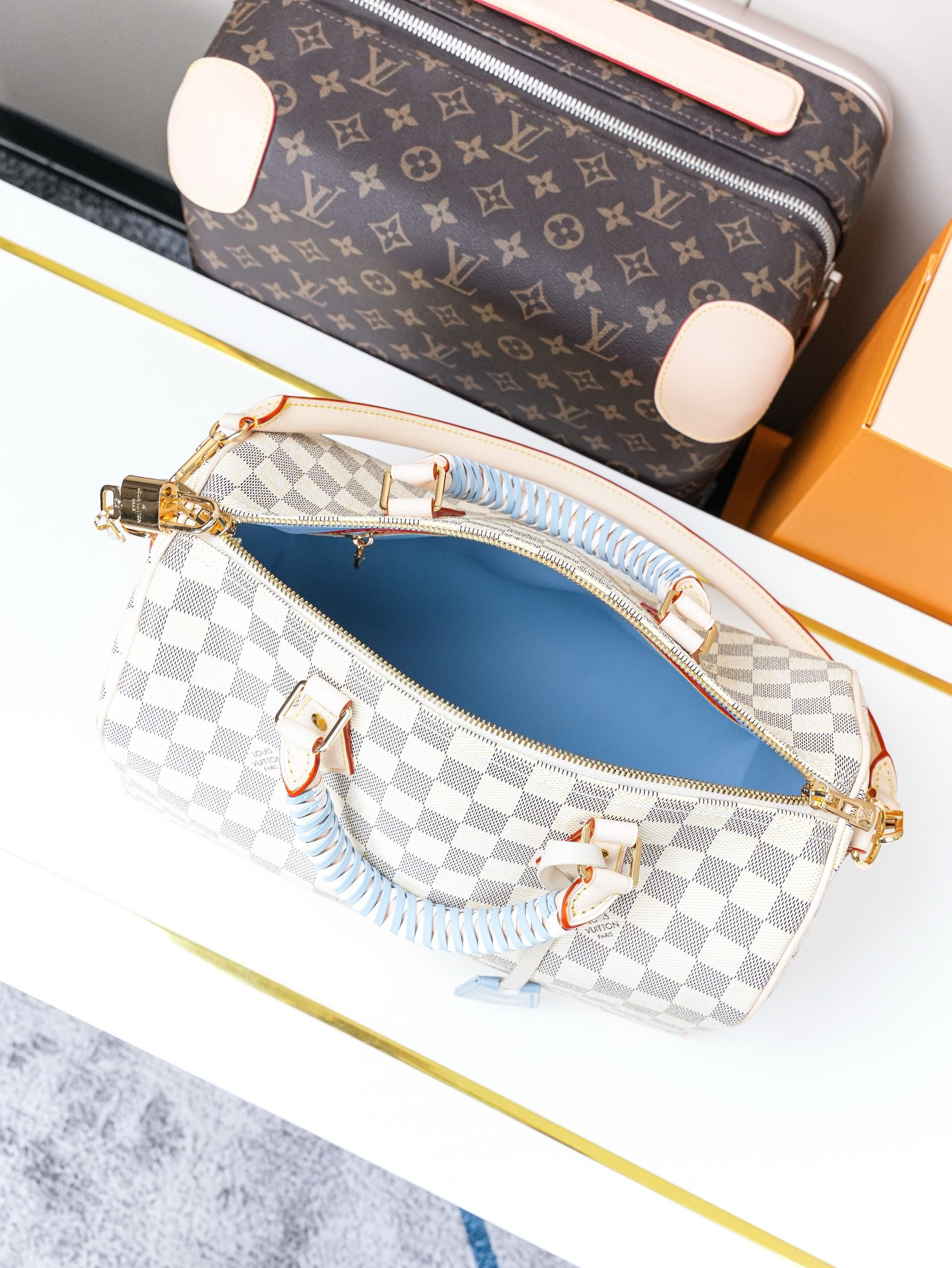 LV SPEEDY 30 SOFT BAG N40908 30x21x17cm