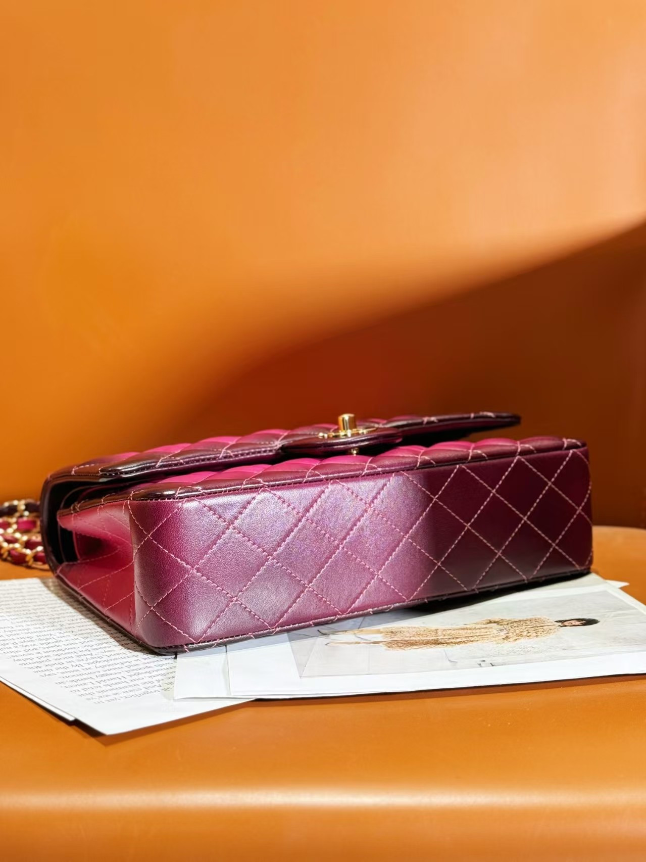 Ch*el flap bag 25.5cm