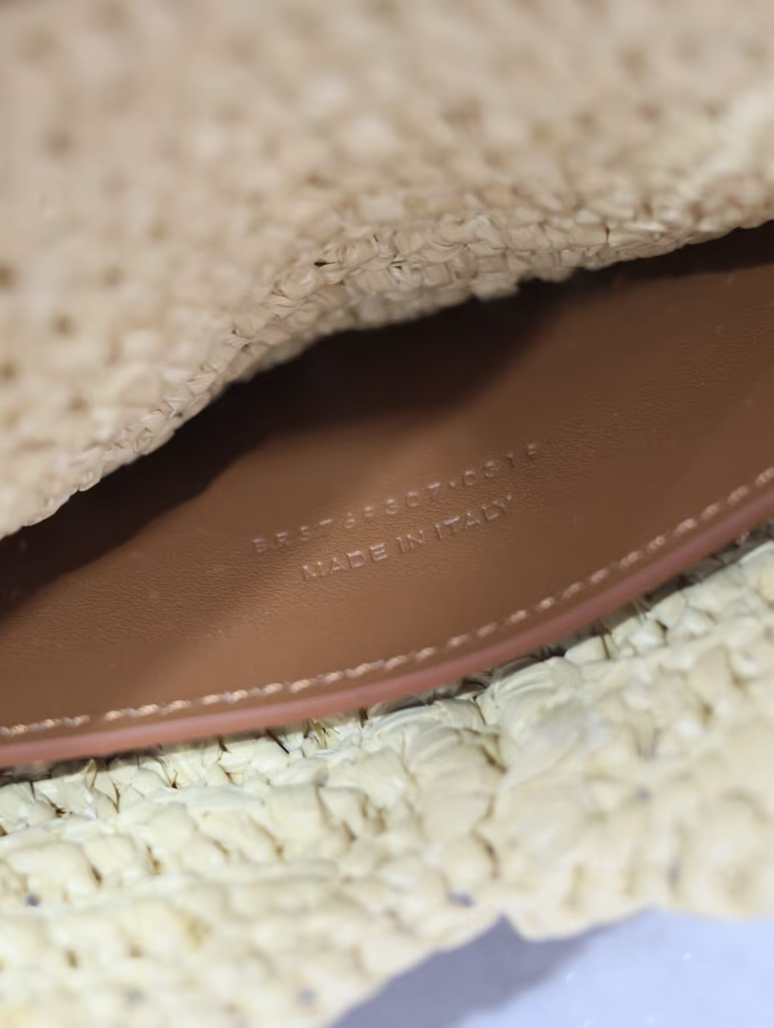 Y*L cassandre large envelope pouch in rope 29.5x18x4.5cm